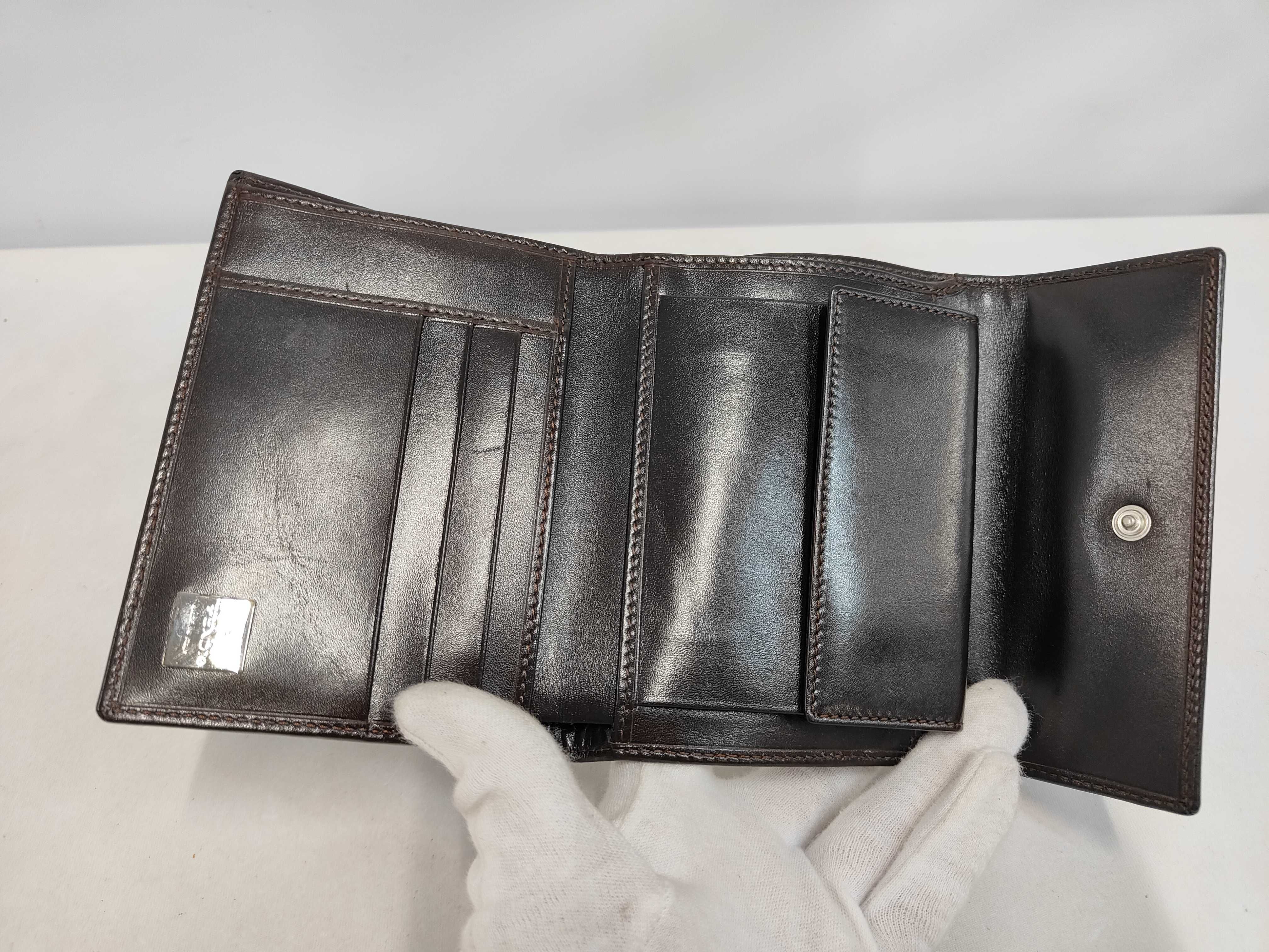 Zucca Bi-fold Wallet, Canvas, Brown — view 5