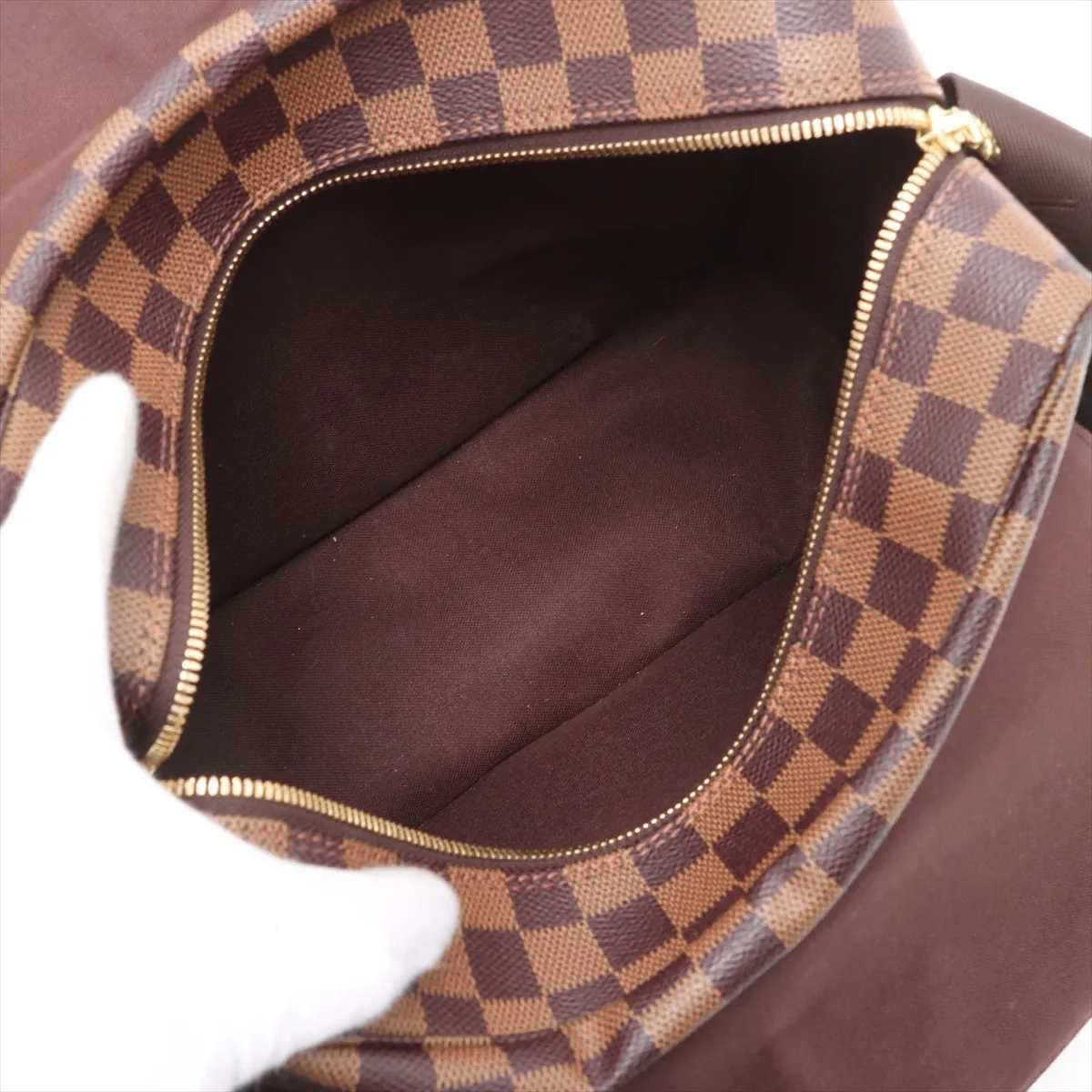 Damier Naviglio N45255 SR4120 Brown — view 6