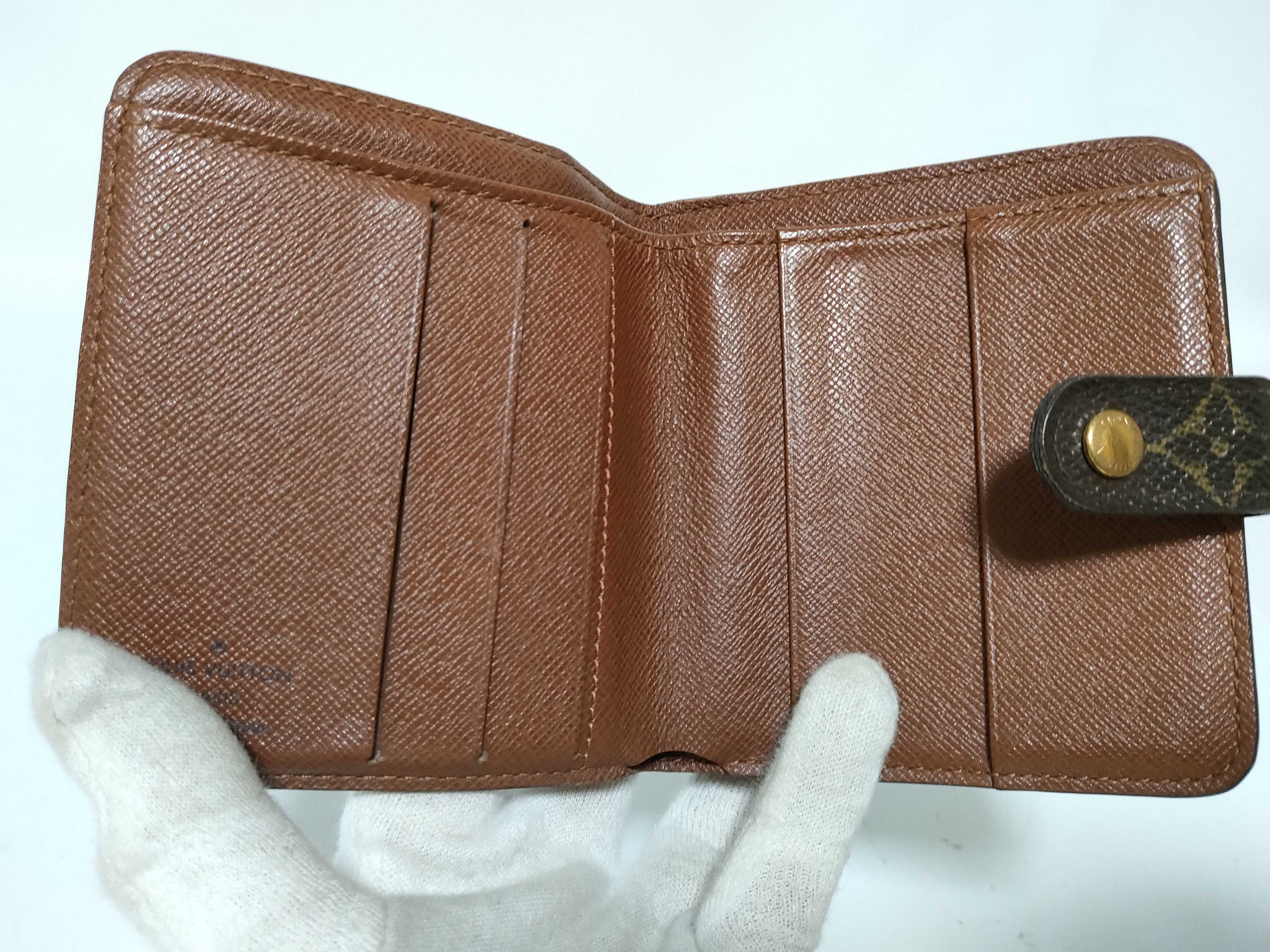 Monogram Louis Vuitton Compact Zip Wallet — view 12