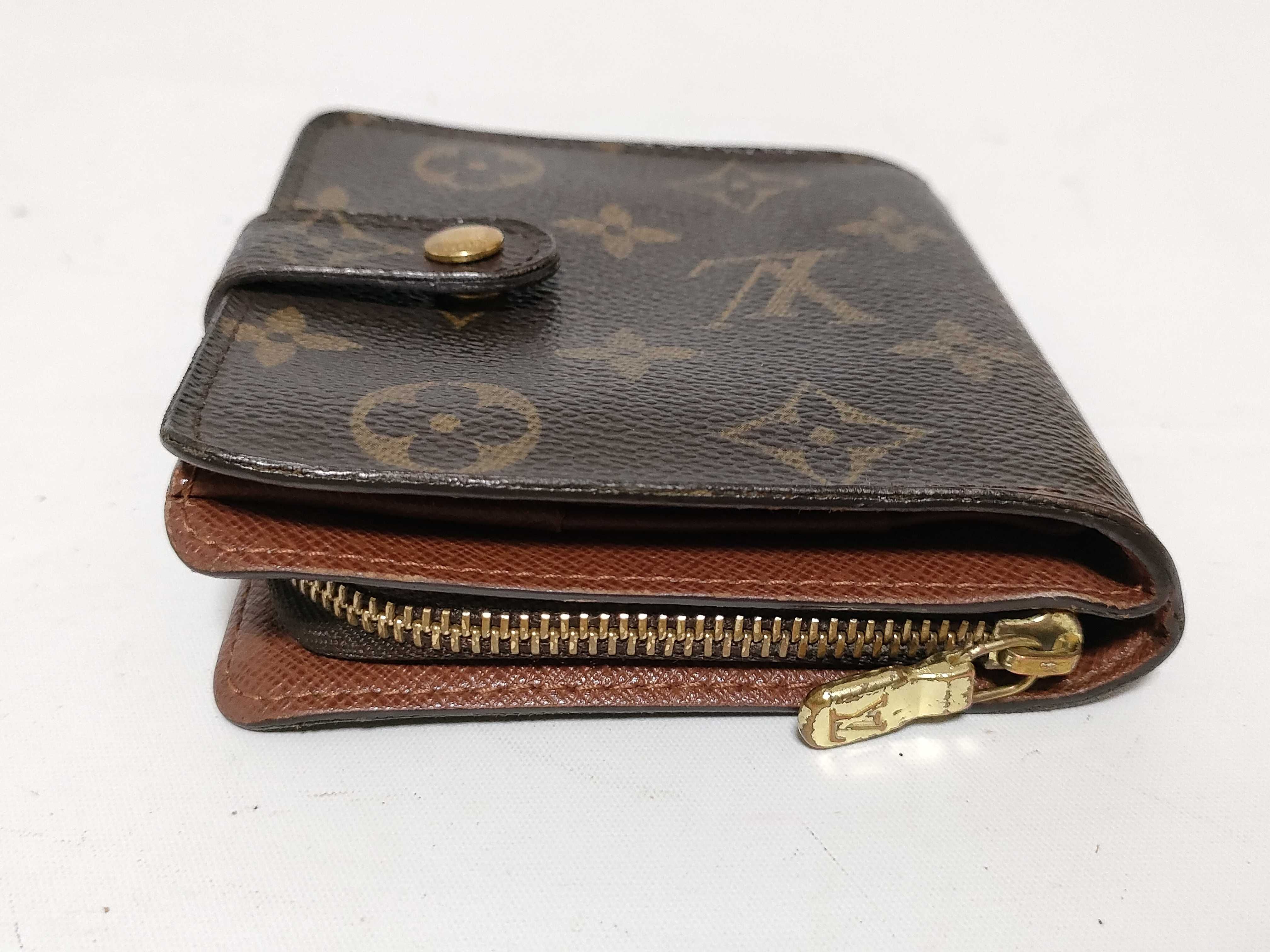Monogram Louis Vuitton Compact Zip Wallet — view 6