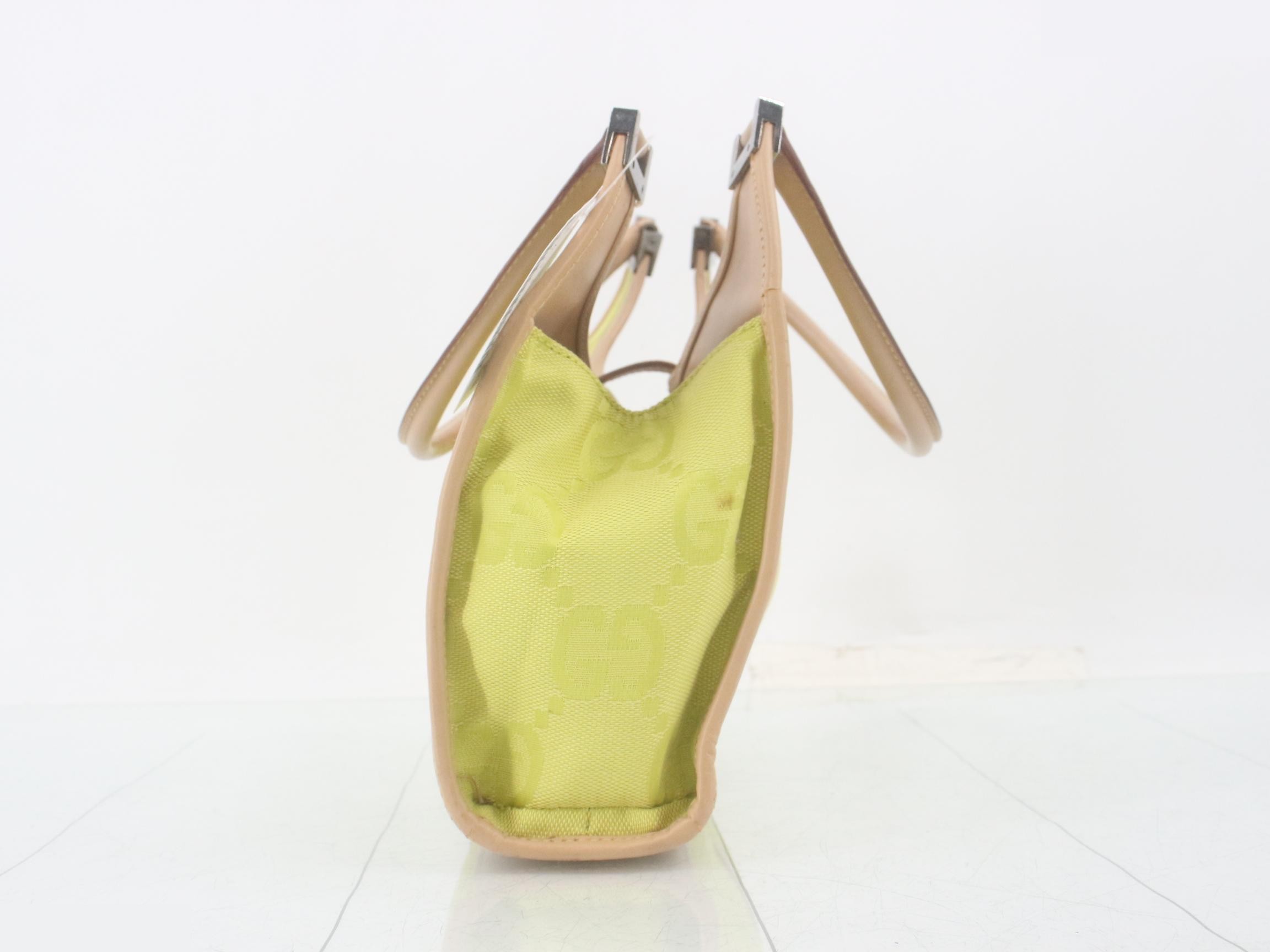Jackie (Bag) Handbag, GG pattern, Yellow — view 3