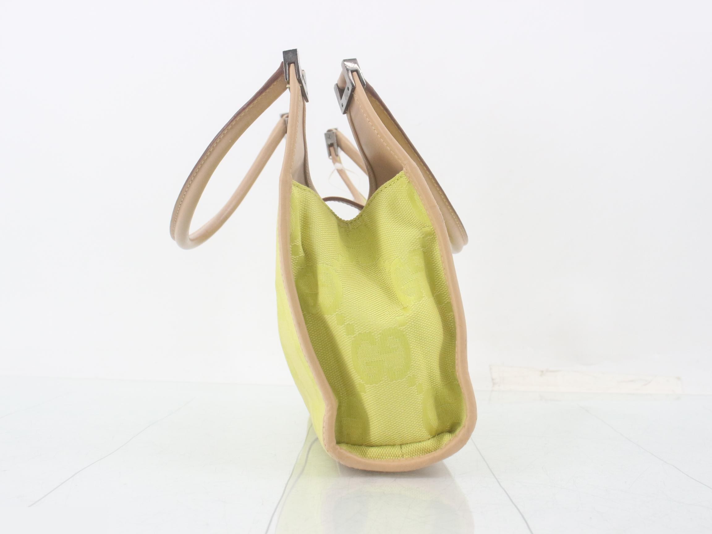 Jackie (Bag) Handbag, GG pattern, Yellow — view 4