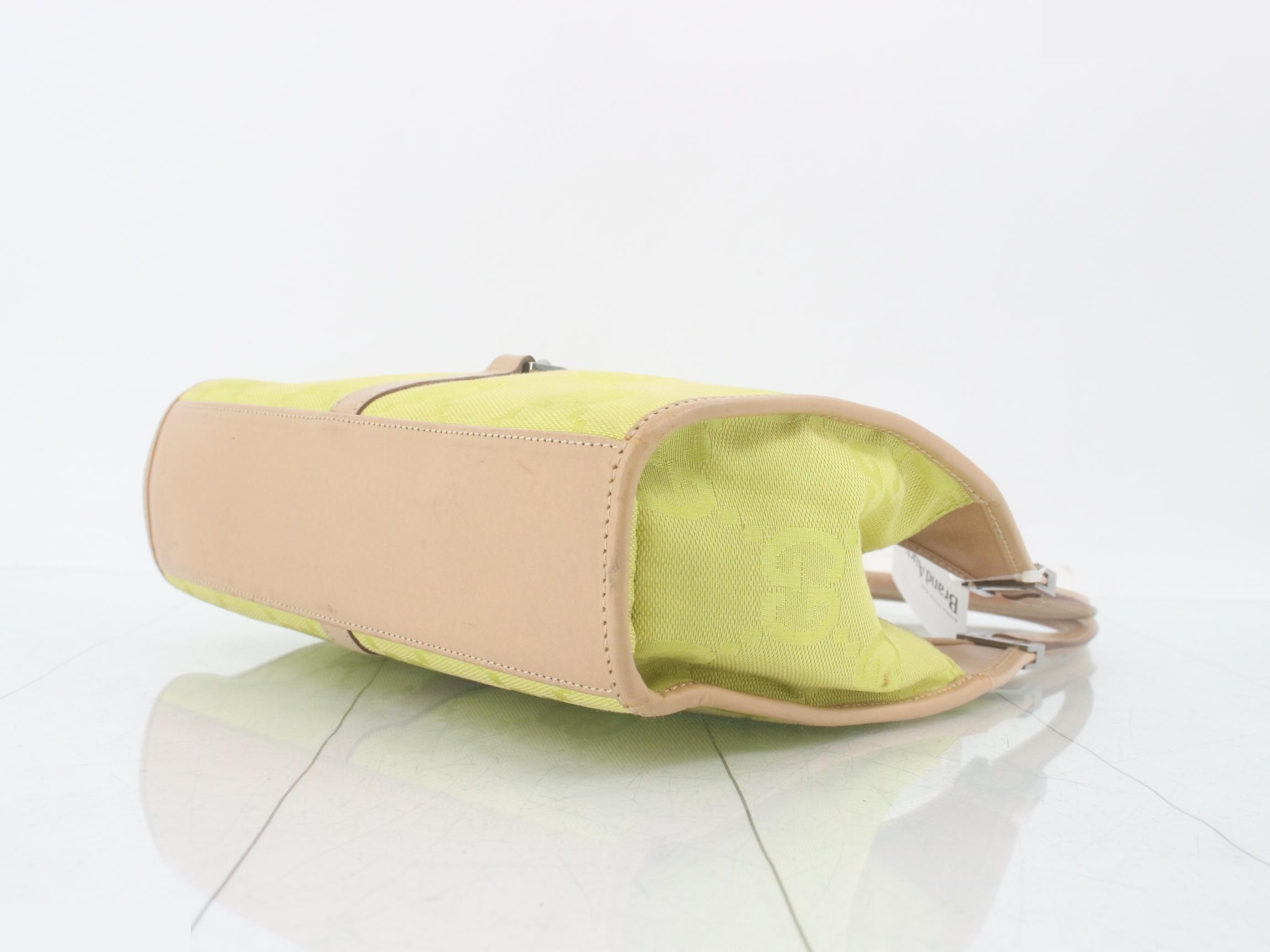 Jackie (Bag) Handbag, GG pattern, Yellow — view 6