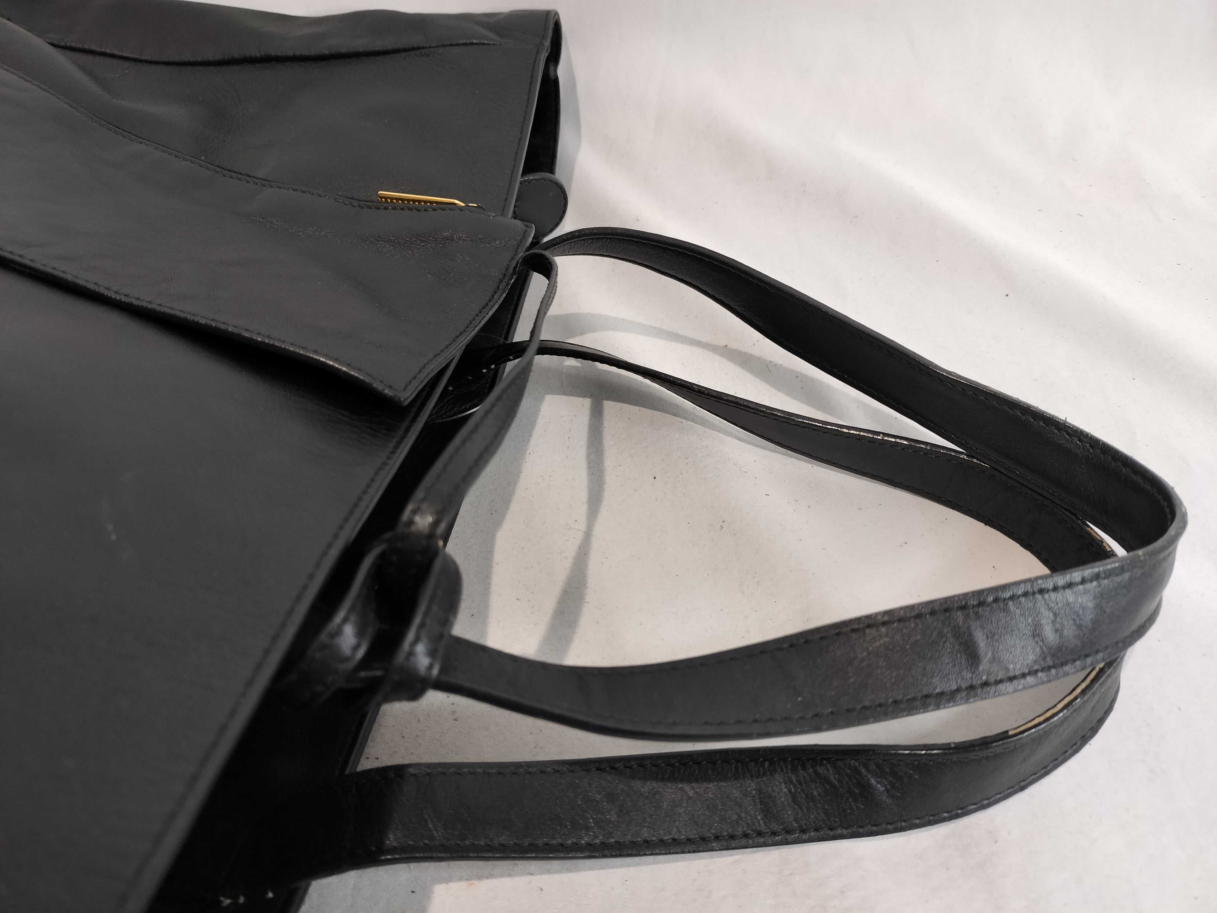 Leather Tote Handbag with Pouch — view 4