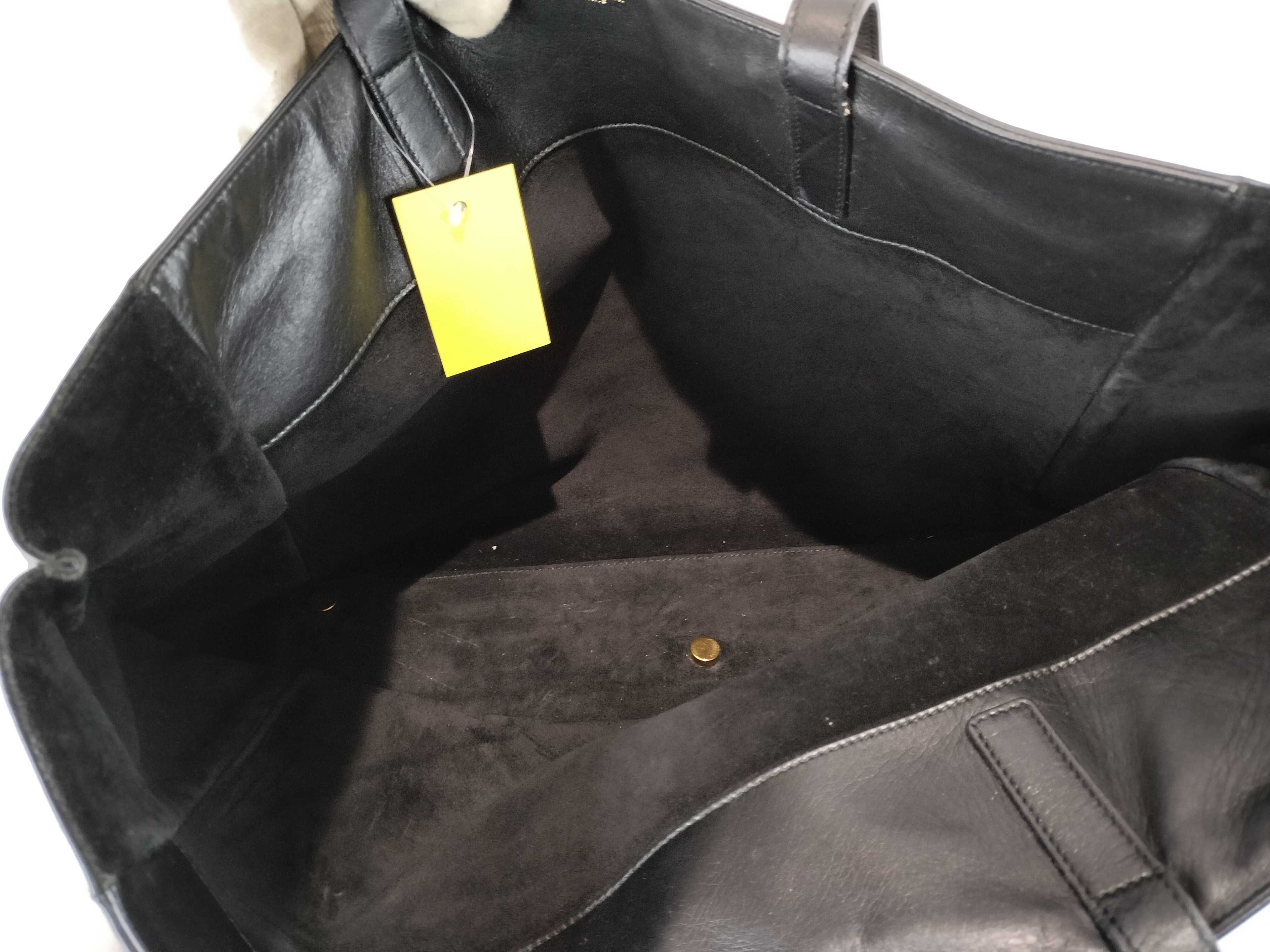 Leather Tote Handbag with Pouch — view 9
