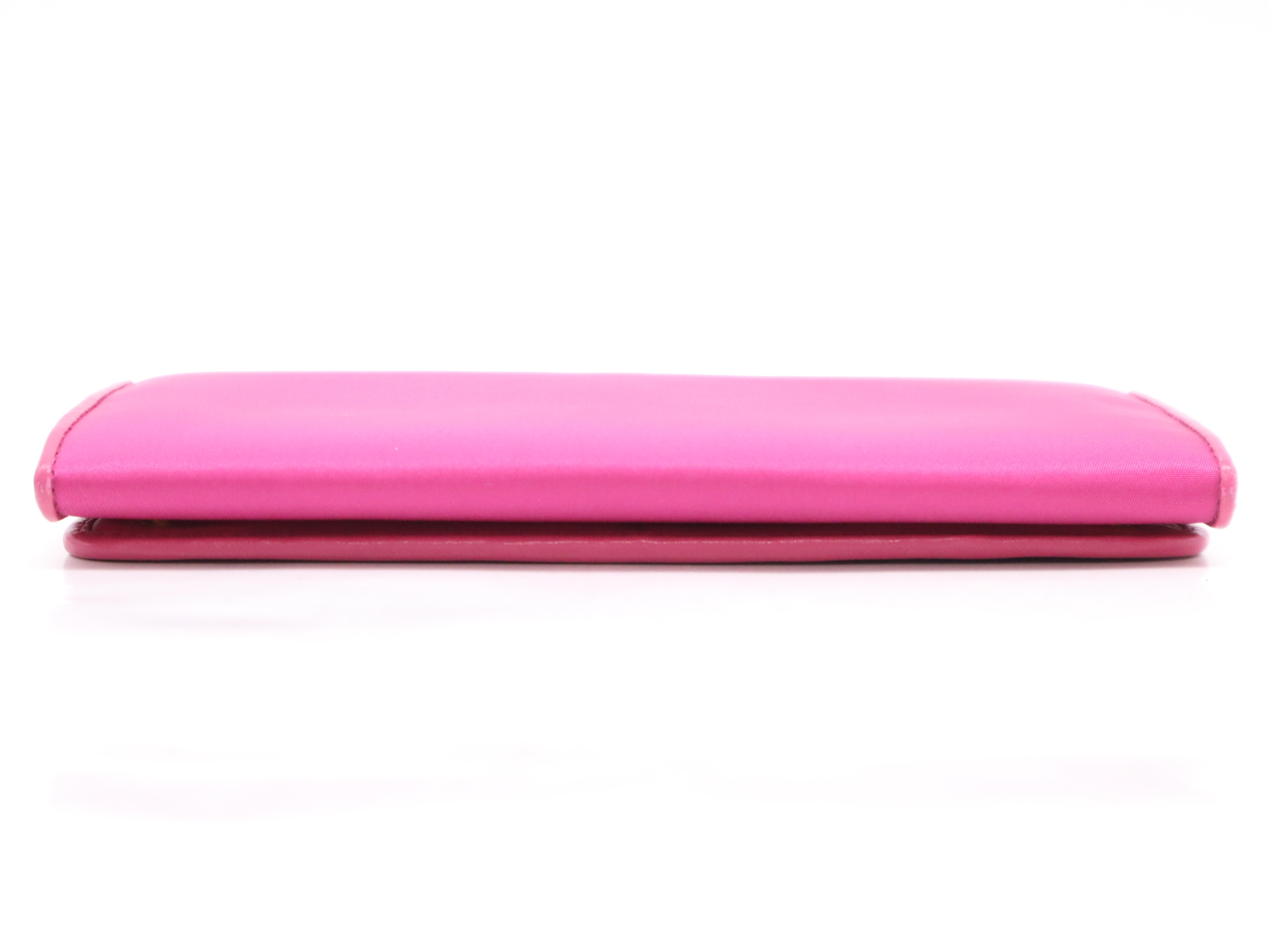 leather long wallet pink GD metal fittings with box wallet — view 4