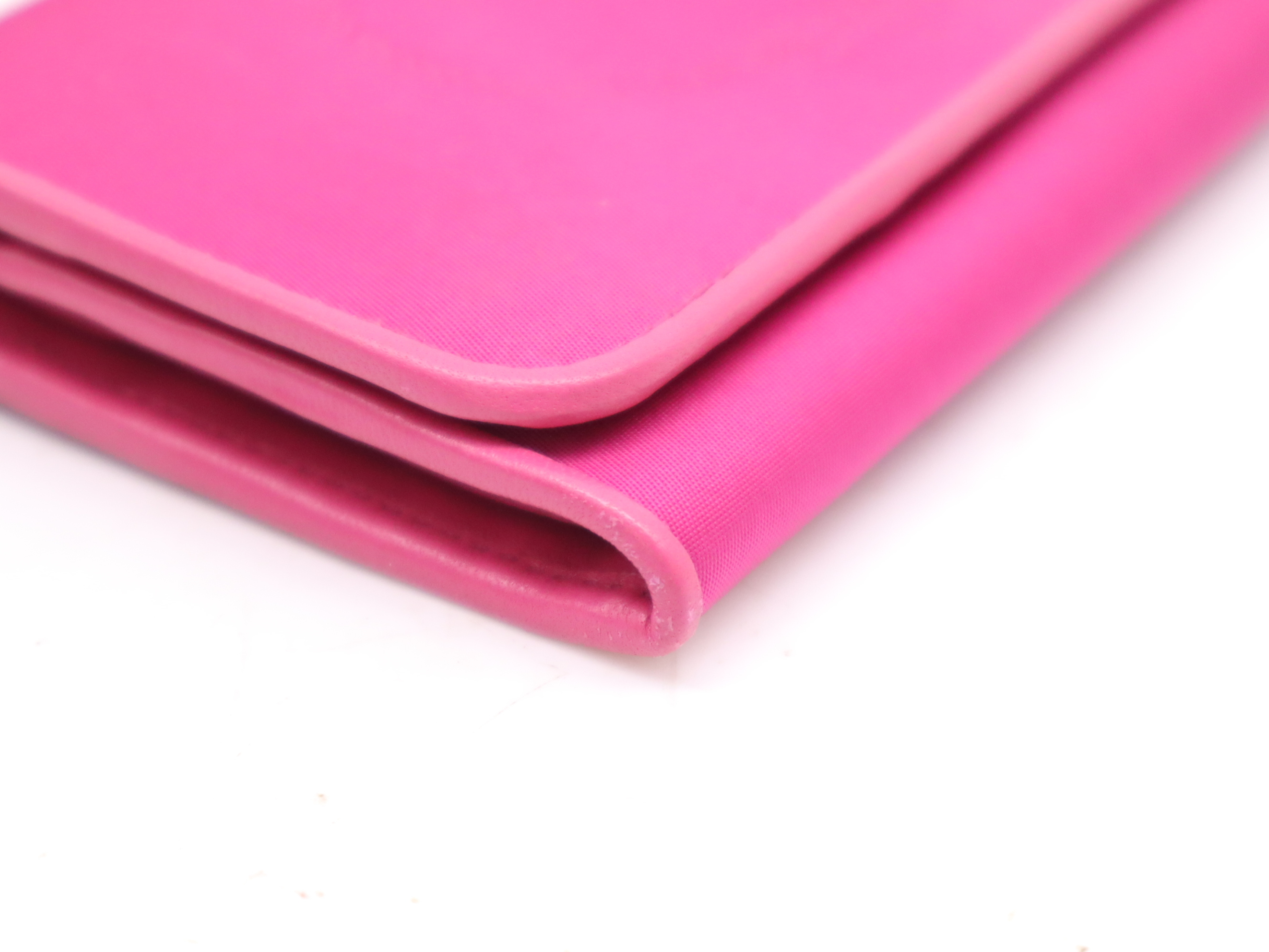 leather long wallet pink GD metal fittings with box wallet — view 6