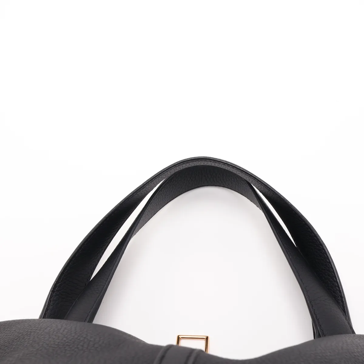 Picotin Lock 22 MM Taurillon Clemence Black Gold Hardware K: 2025 — view 6