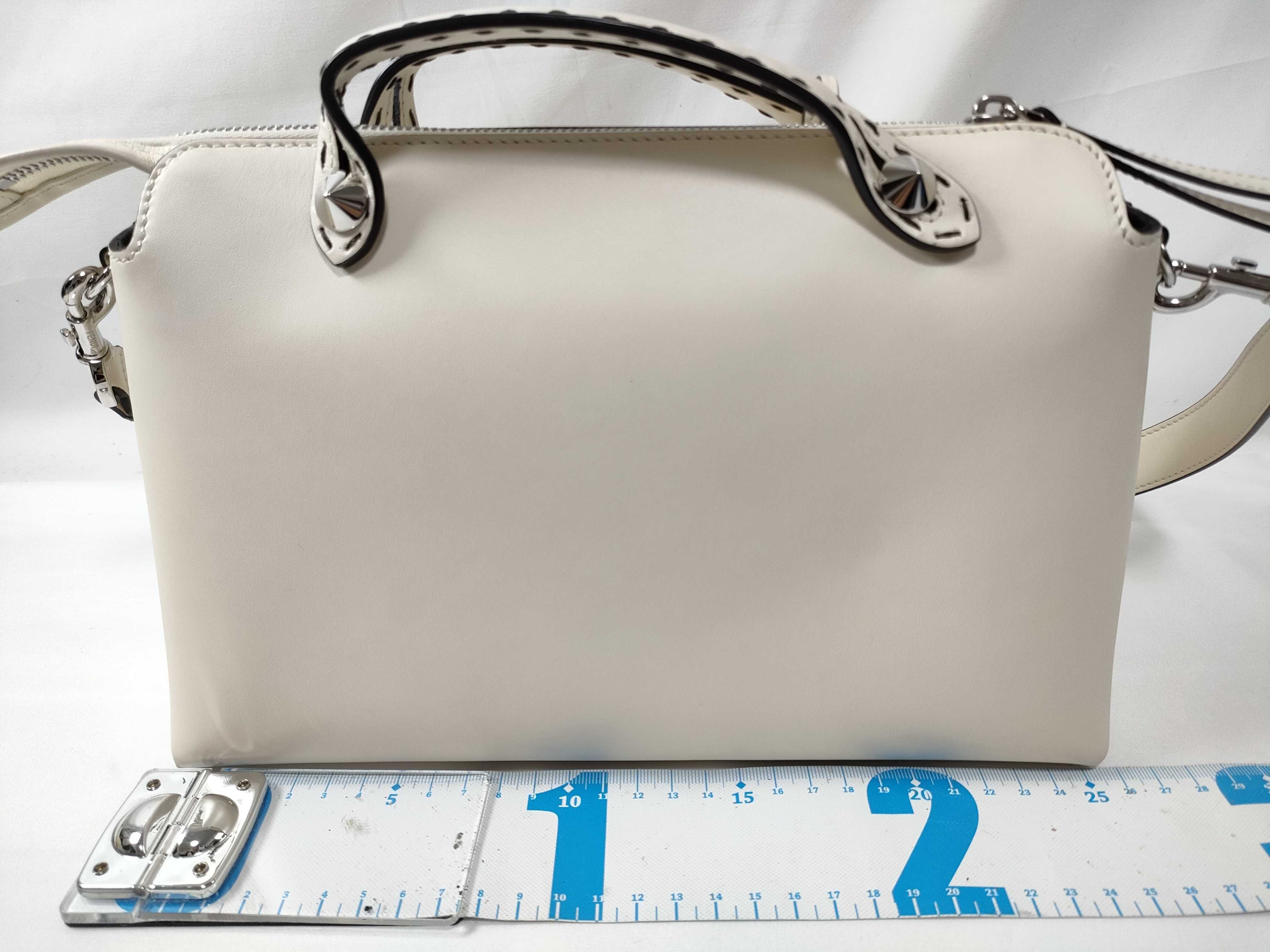 By The Way Medium Leather 2-Way Handbag, Ivory, 8BL146 (Handbag) — view 2