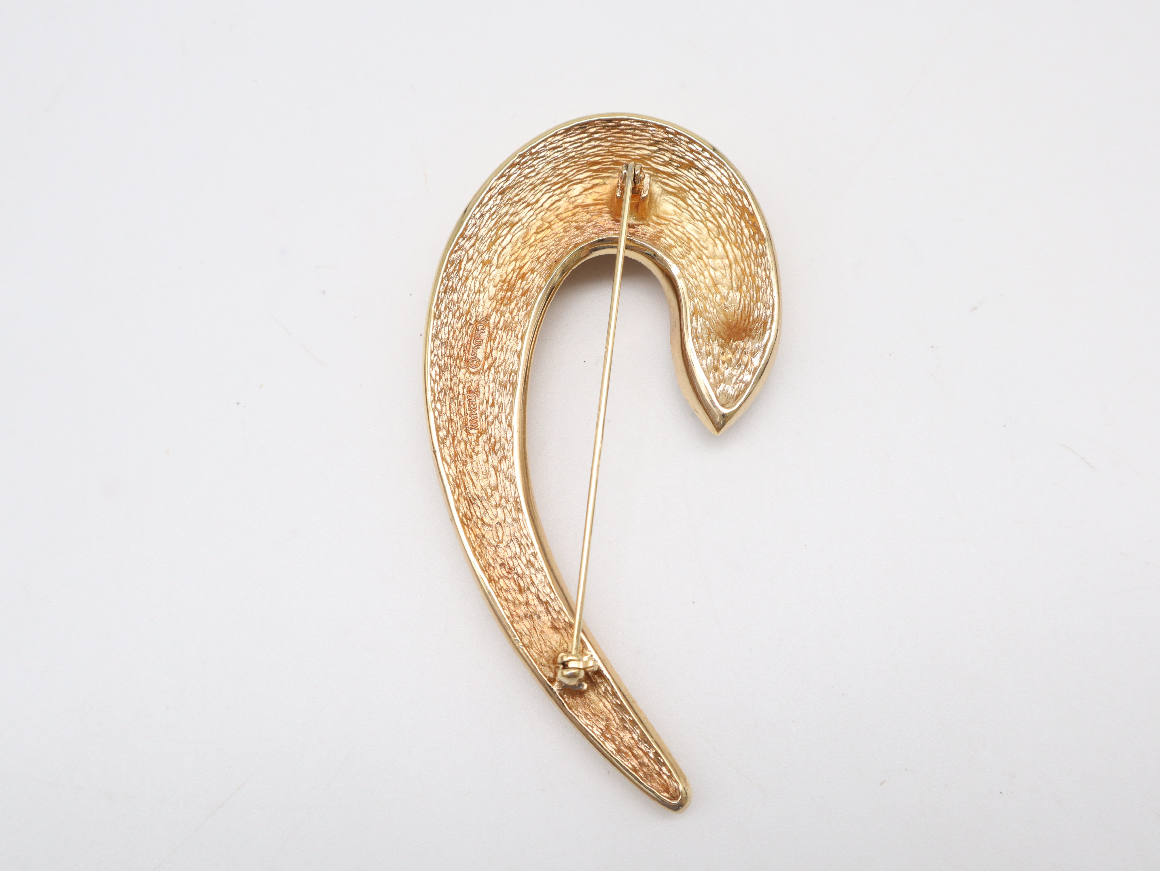 GP x Crystal Brooch Crescent Moon Brooch — view 2