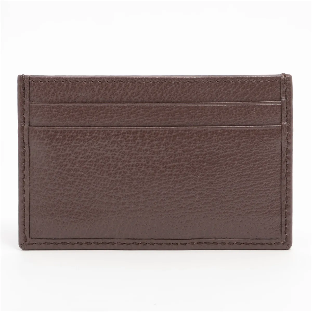 GG Marmont Ophidia PVC x Leather Card Case Brown 834795 — view 2