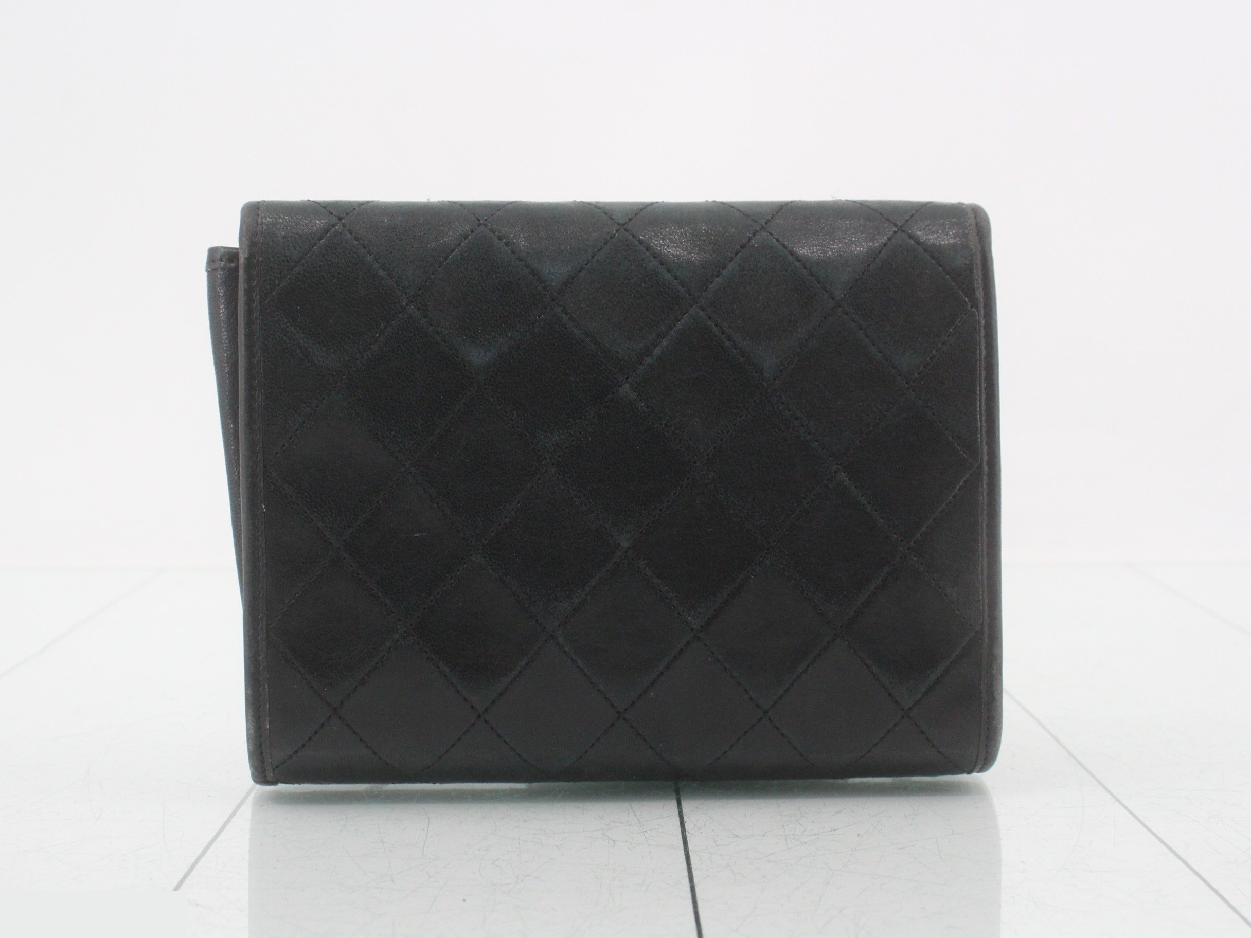 Matelassé Leather Chain Shoulder Bag — view 2