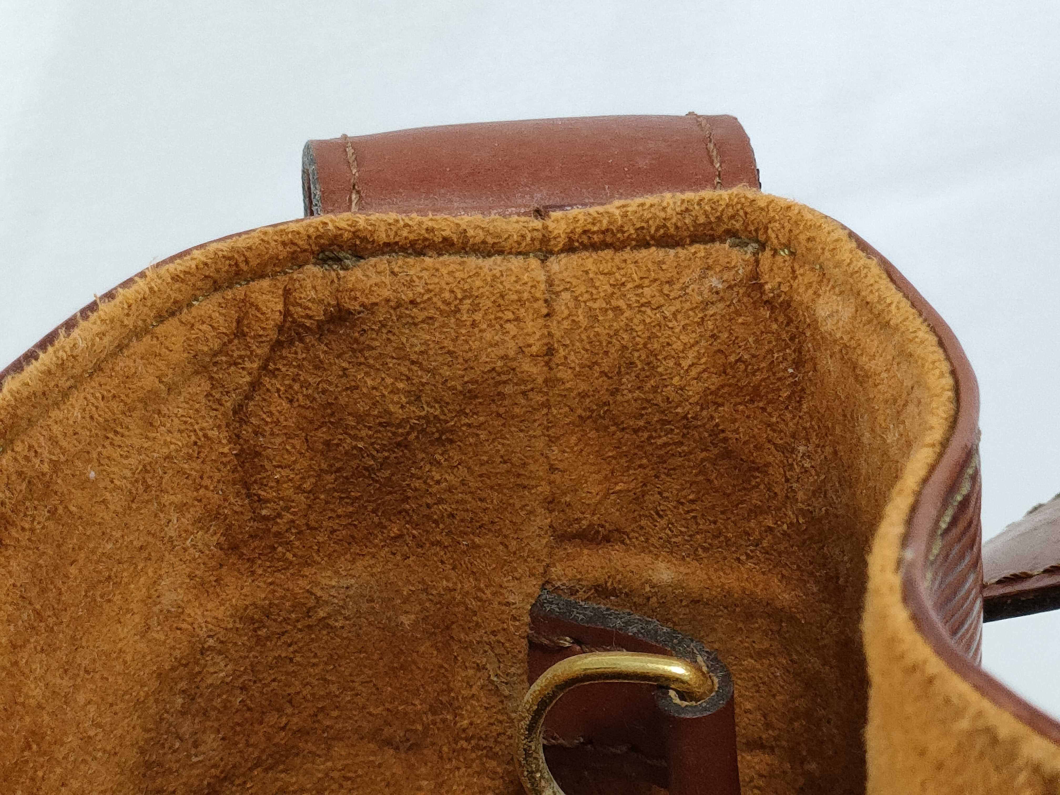 Epi Leather Cluny Brown Shoulder Bag — view 11