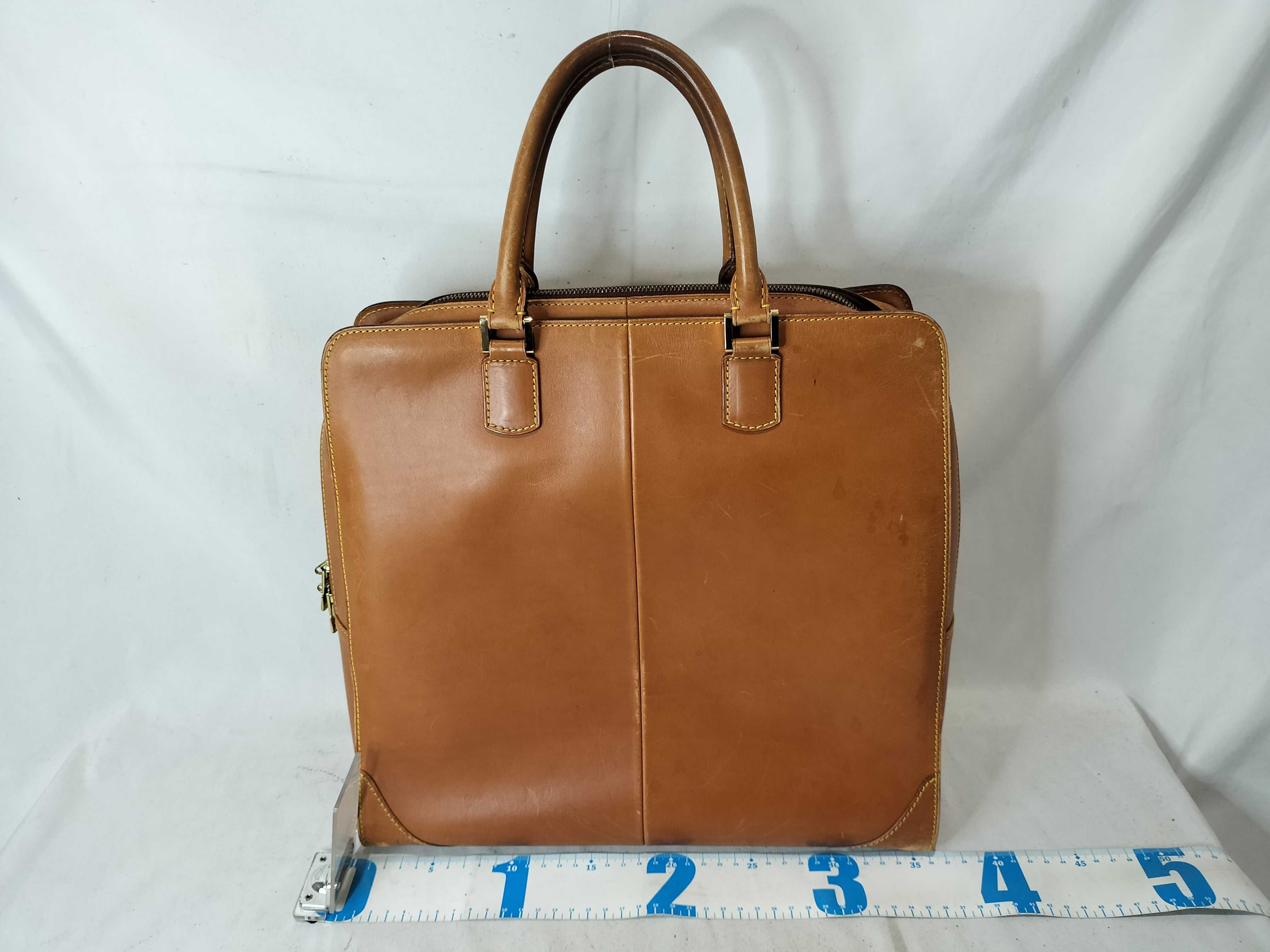 Leather Business Bag Handbag — view 3