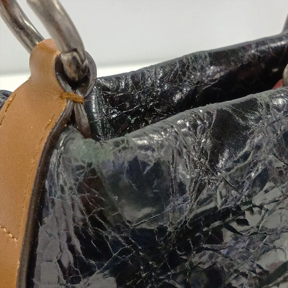 Matelassé Leather 2-Way Handbag, Black with Gunmetal Hardware, Item Number 15144649 (Serial Number 15) — view 12
