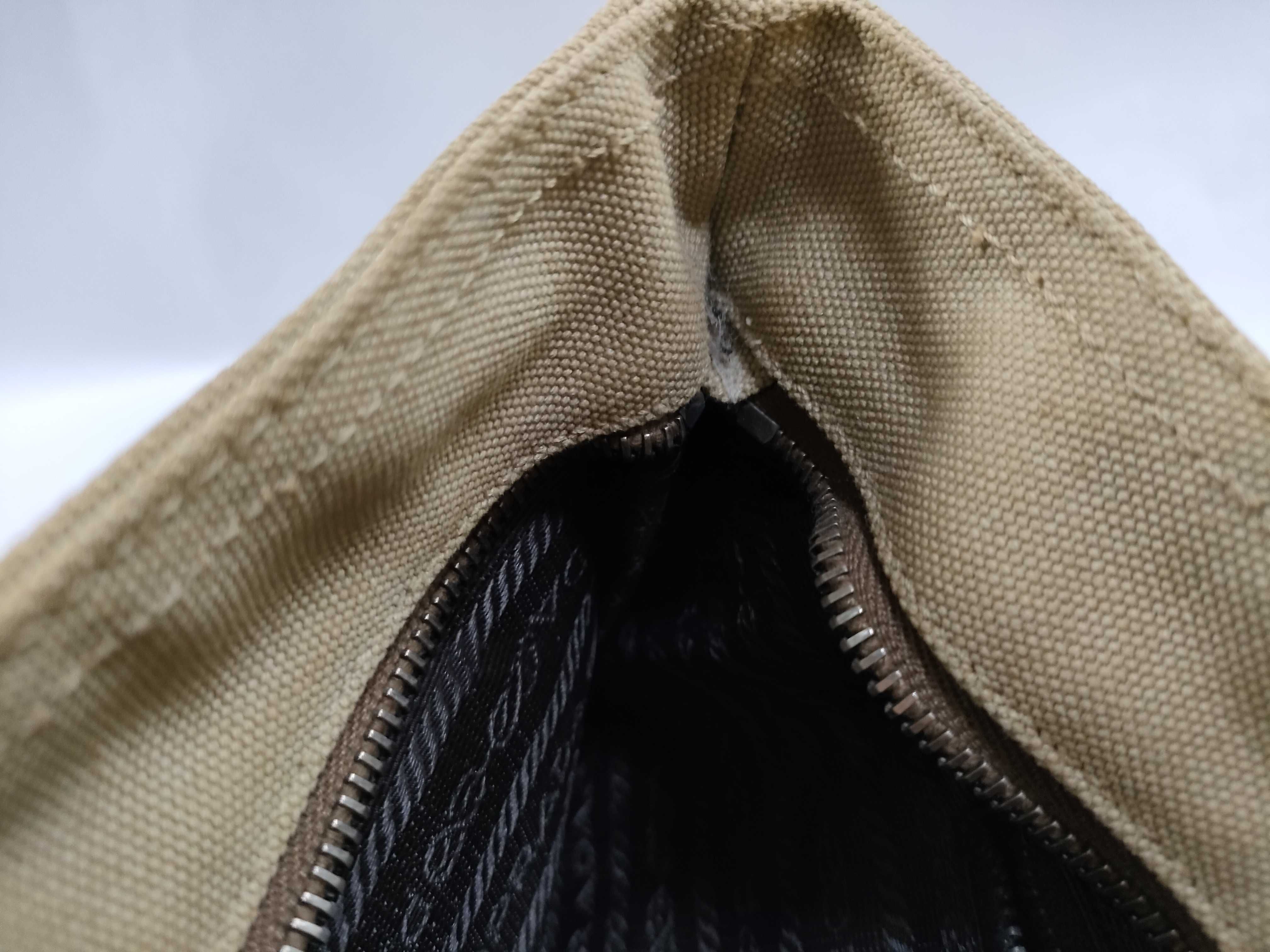 White Tag 31 Canvas x Leather x Nylon Tote Bag, Beige Tote Bag — view 13