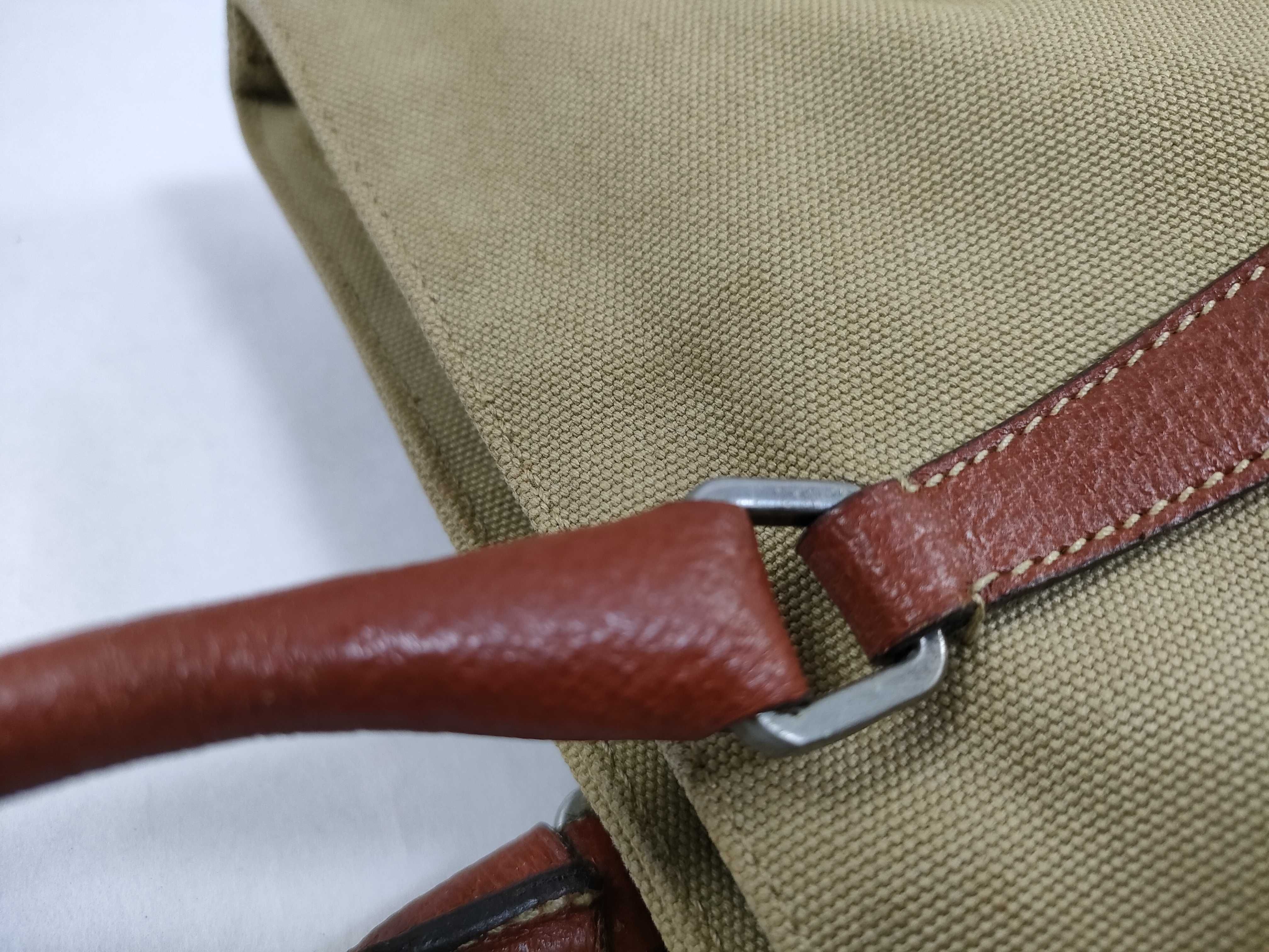 White Tag 31 Canvas x Leather x Nylon Tote Bag, Beige Tote Bag — view 5