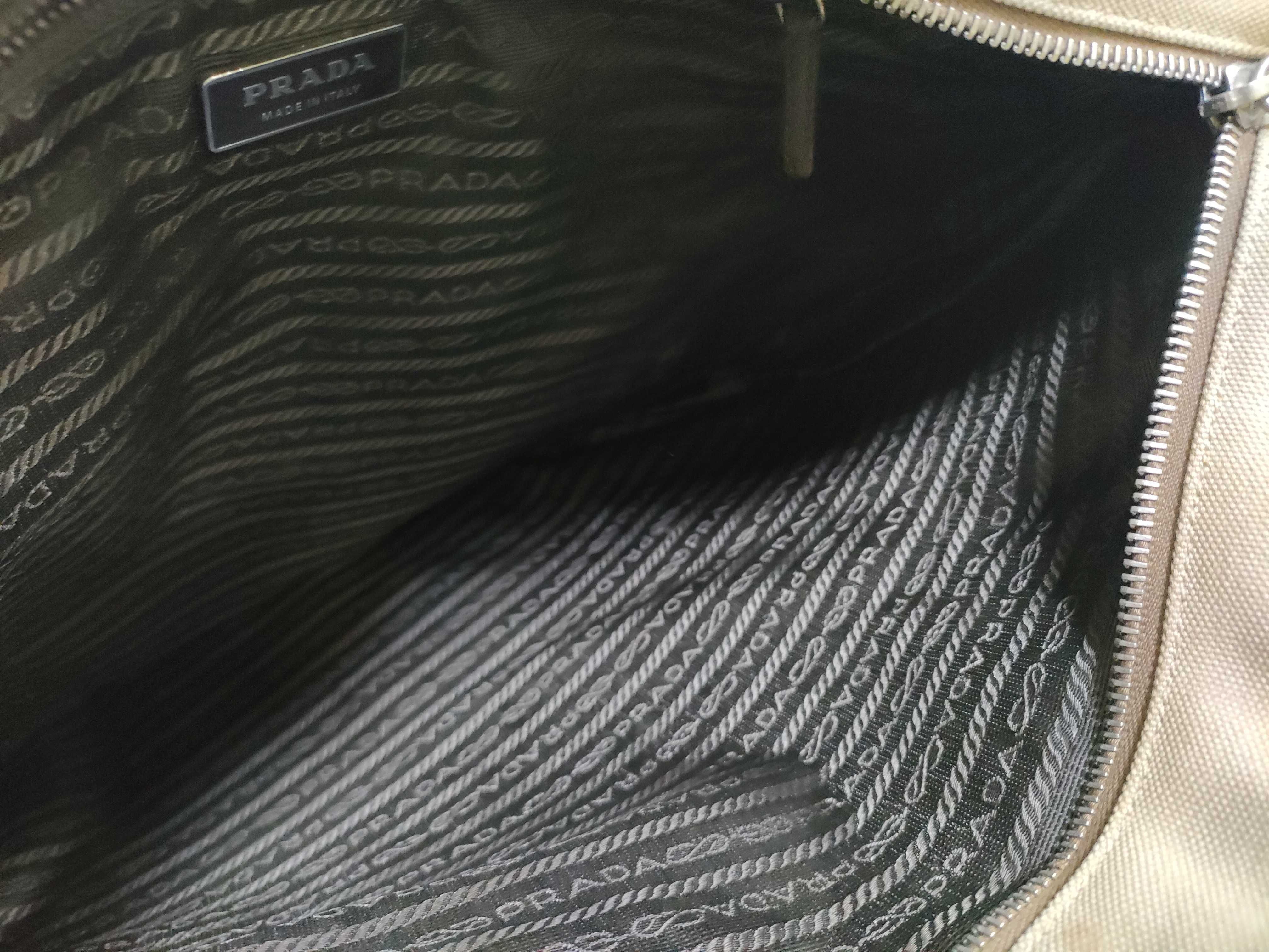 White Tag 31 Canvas x Leather x Nylon Tote Bag, Beige Tote Bag — view 10