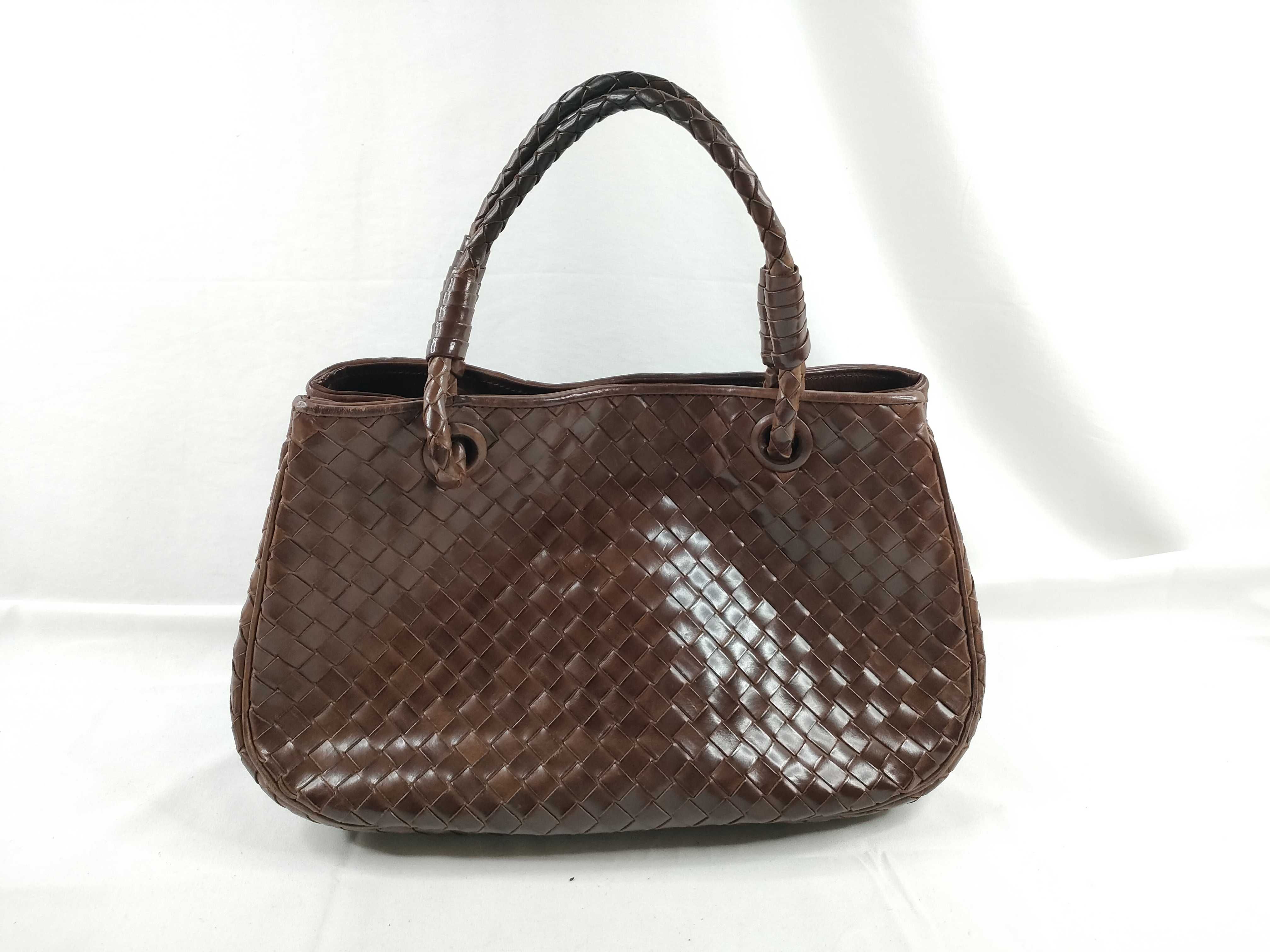 Intrecciato Satchel Handbag
