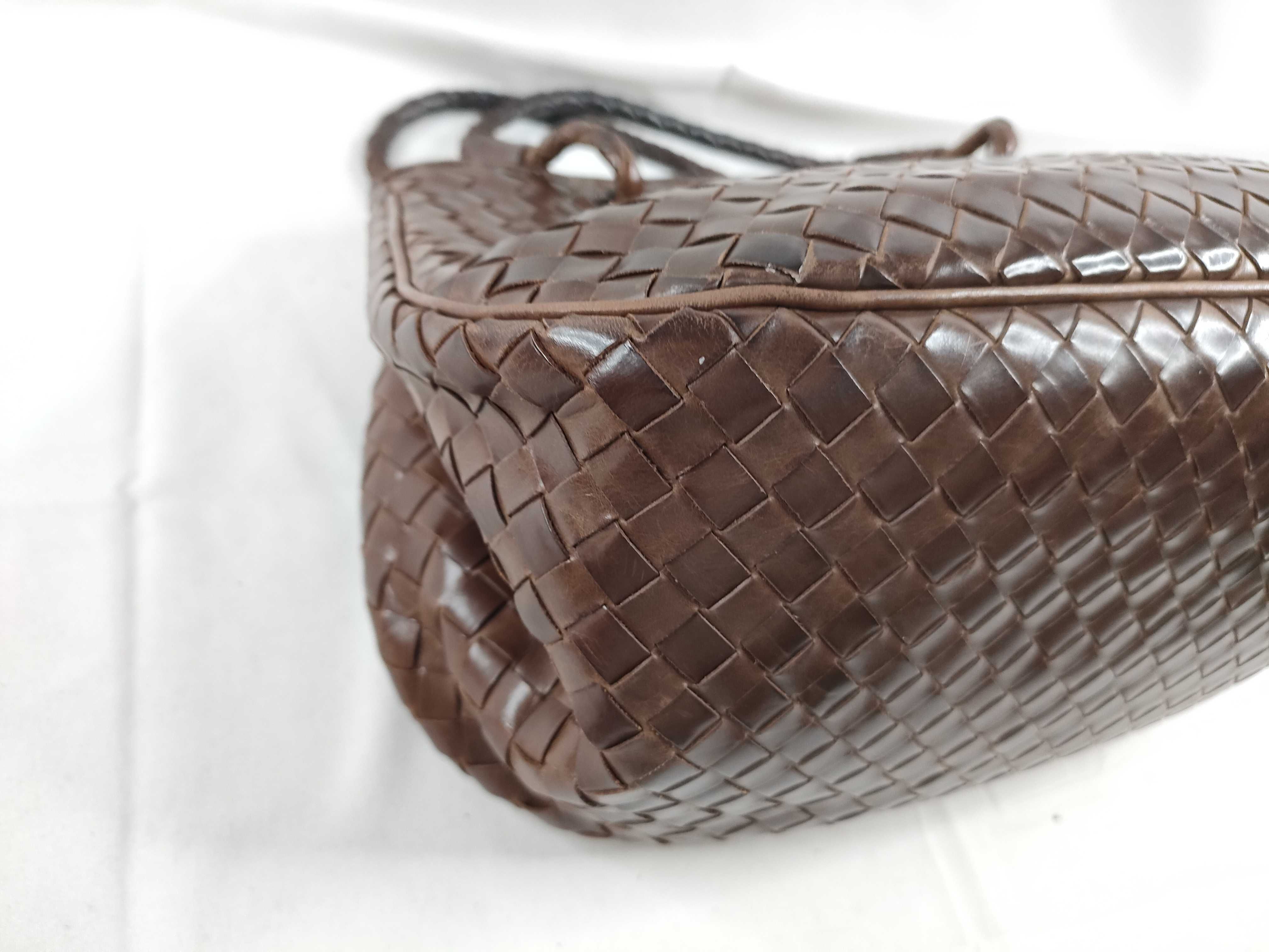 Intrecciato Satchel Handbag — view 3