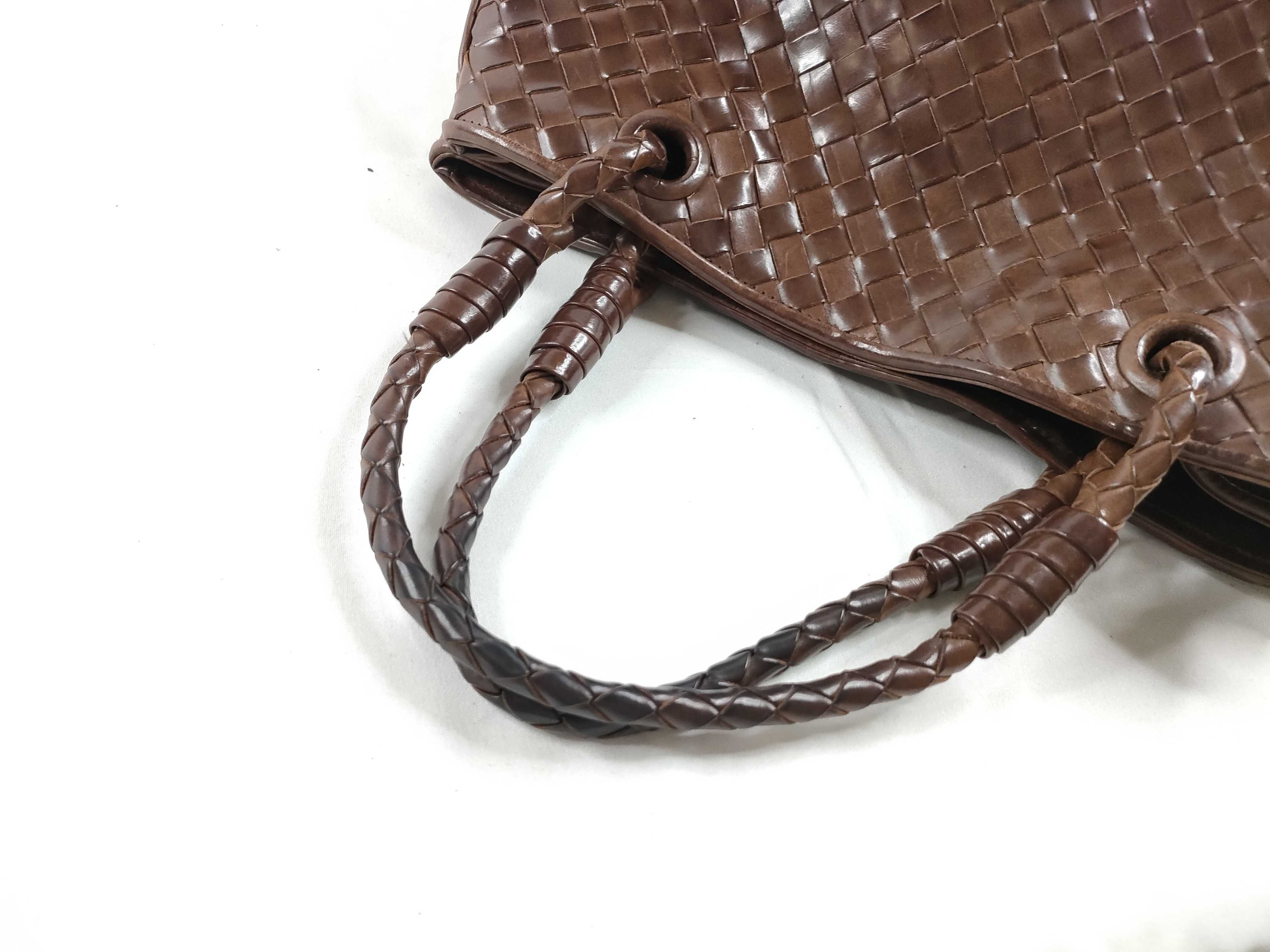 Intrecciato Satchel Handbag — view 6