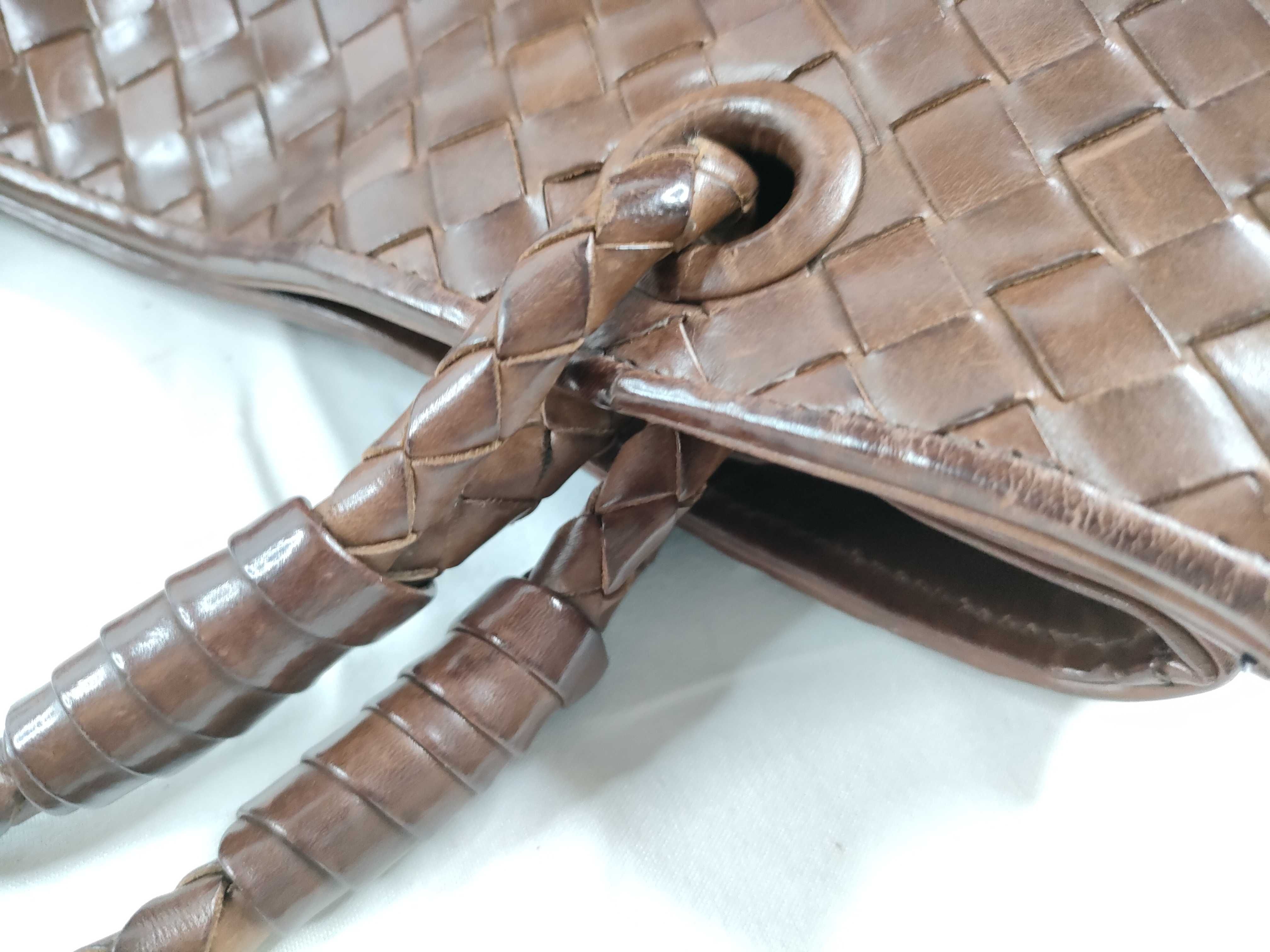 Intrecciato Satchel Handbag — view 8