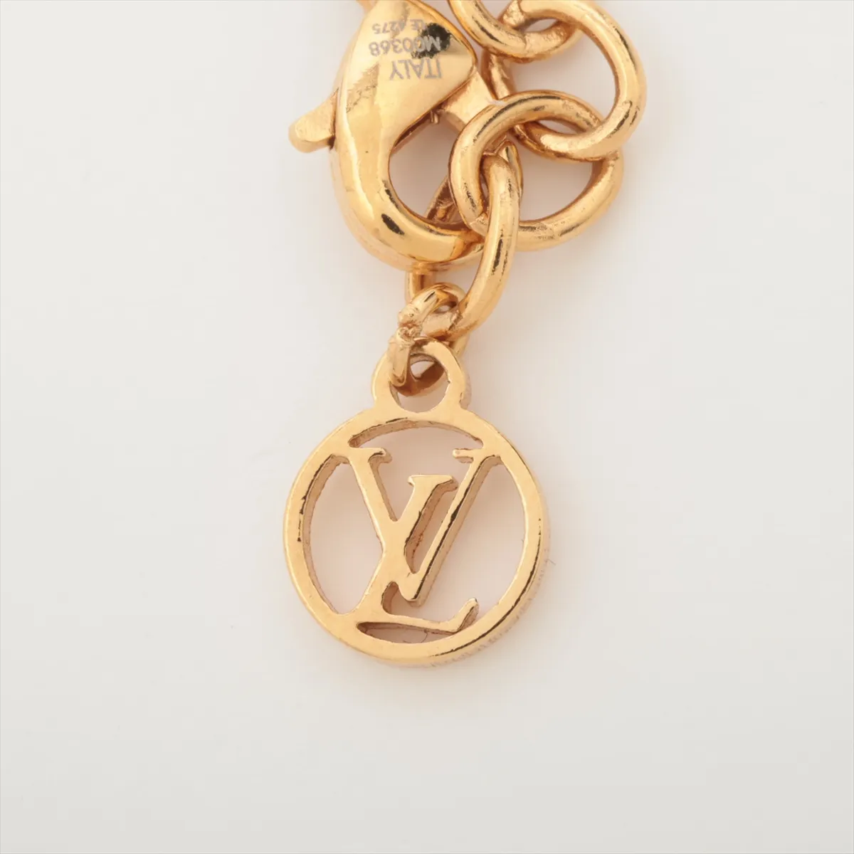 M00368 Collier Petit Louis LE4275 Necklace, GP x Rhinestone, Gold, — view 4