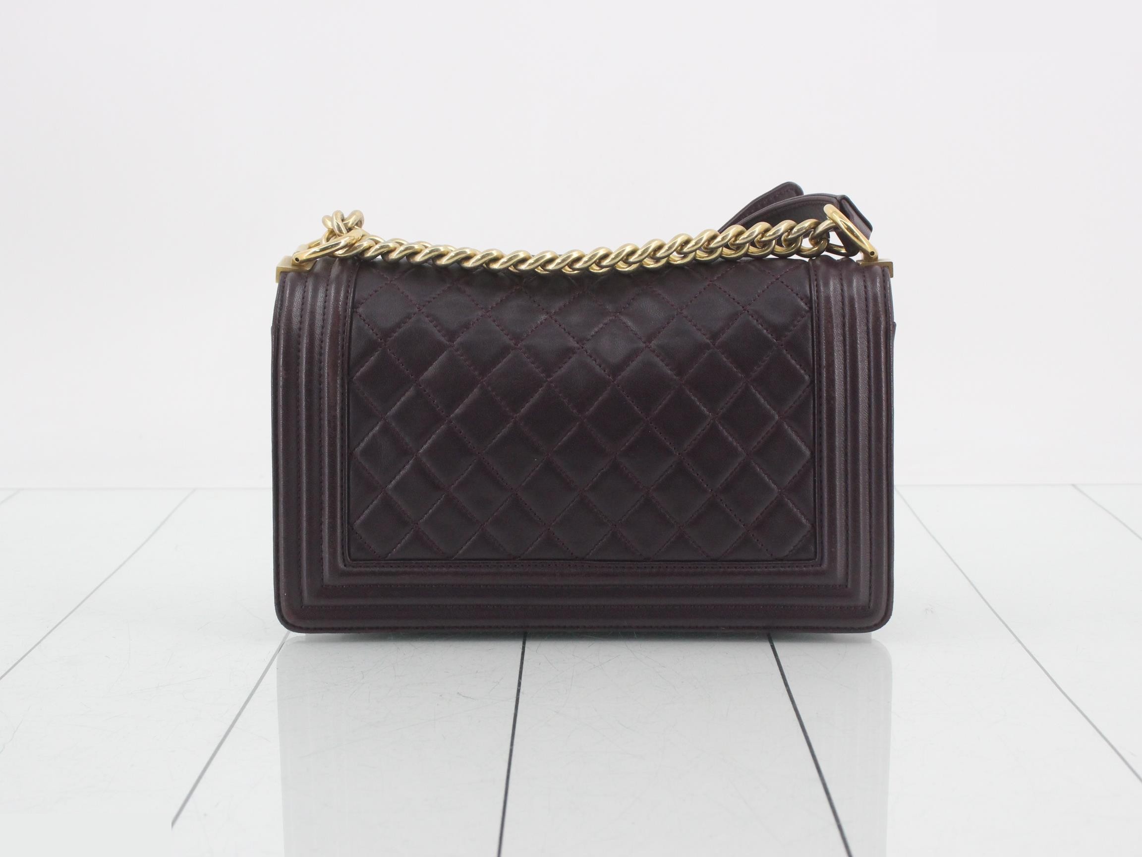 BOY Chanel Matelassé Lambskin Purple — view 2