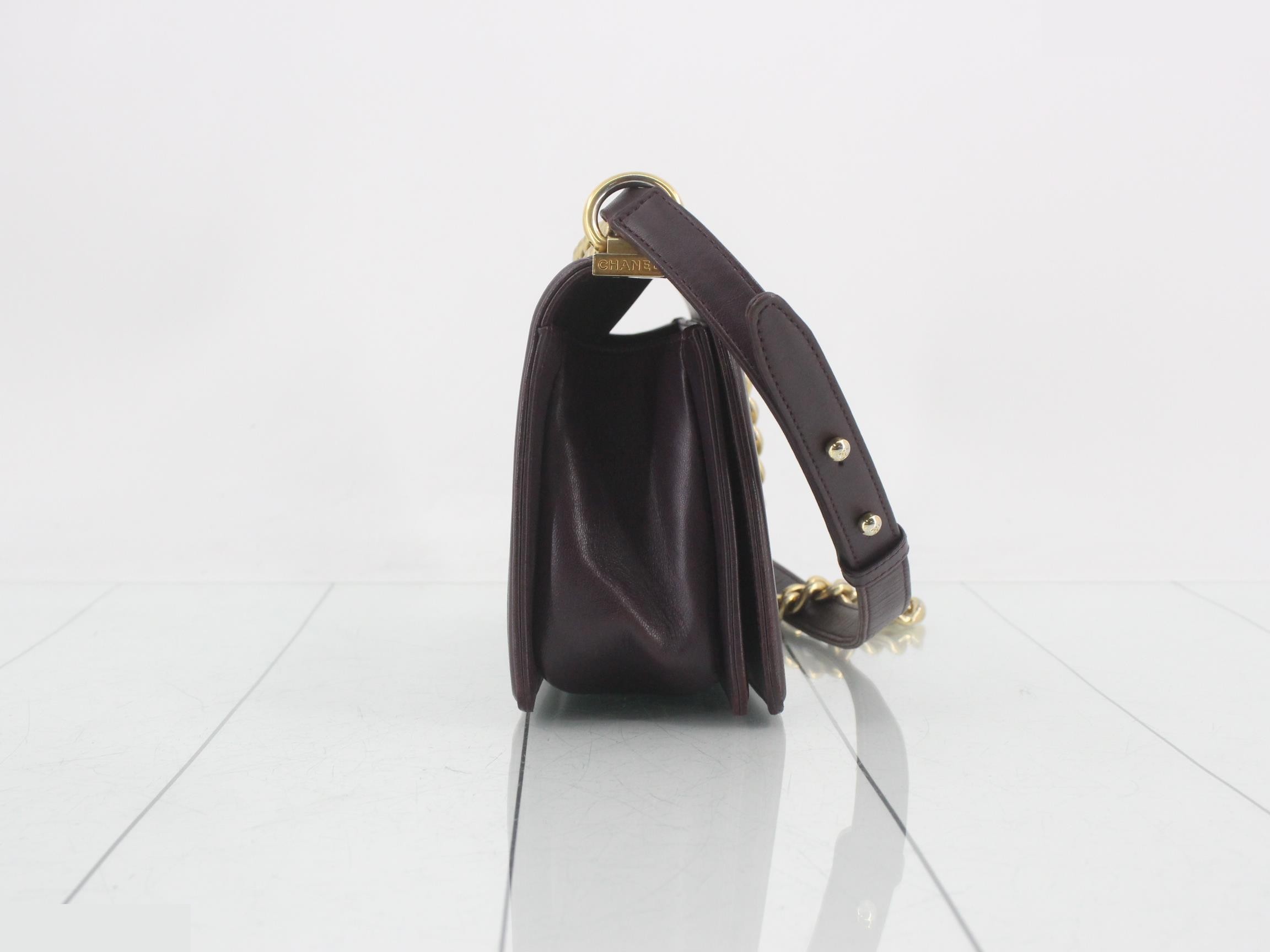 BOY Chanel Matelassé Lambskin Purple — view 4