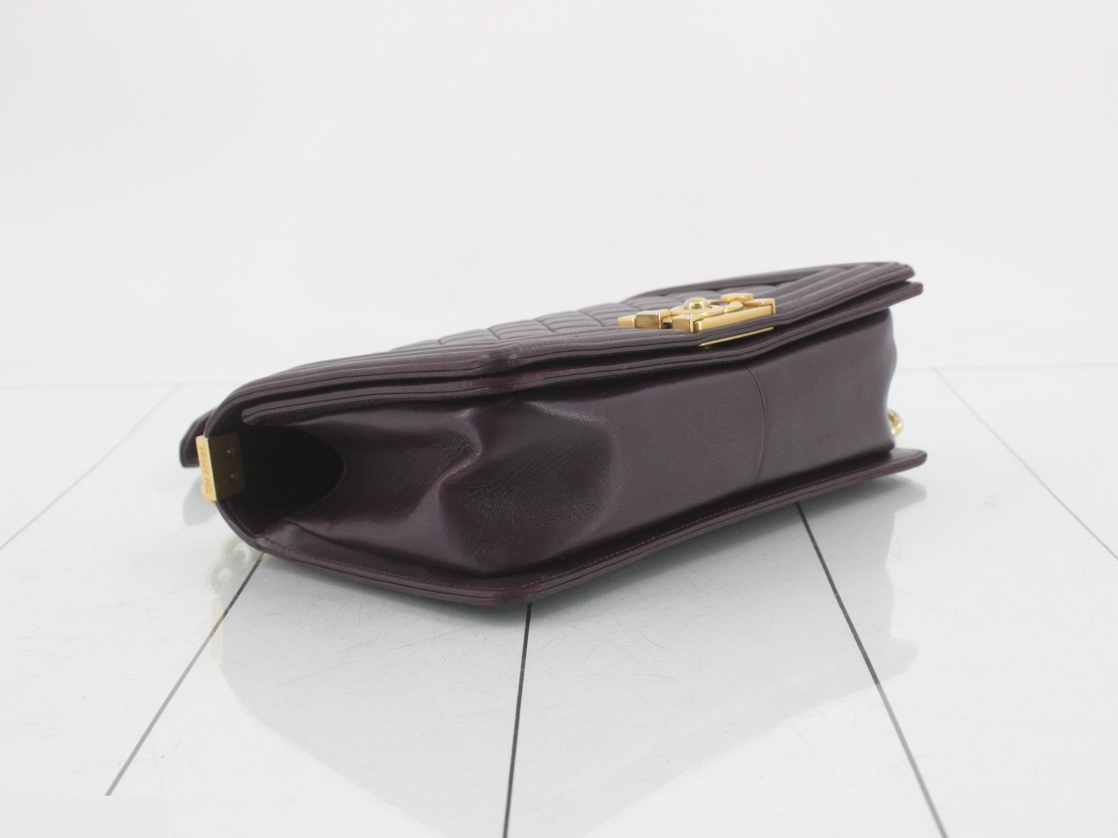 BOY Chanel Matelassé Lambskin Purple — view 5