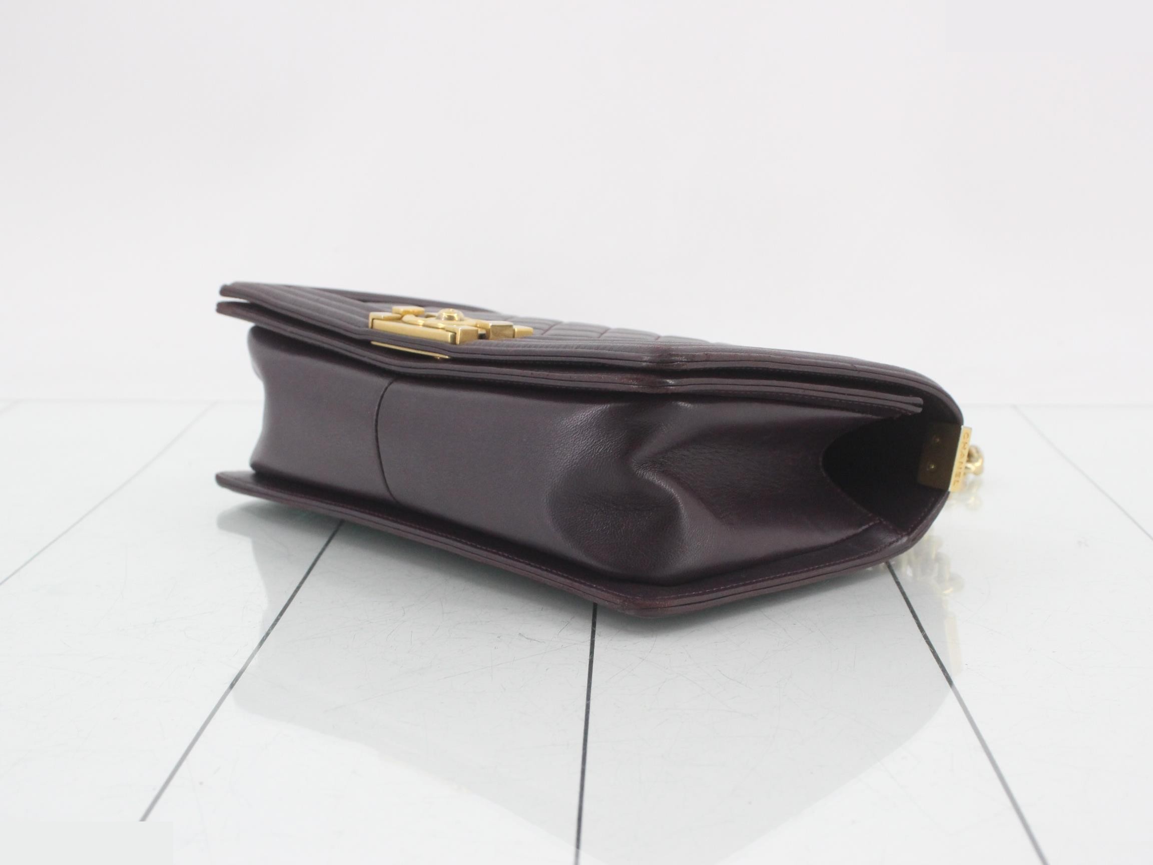 BOY Chanel Matelassé Lambskin Purple — view 6