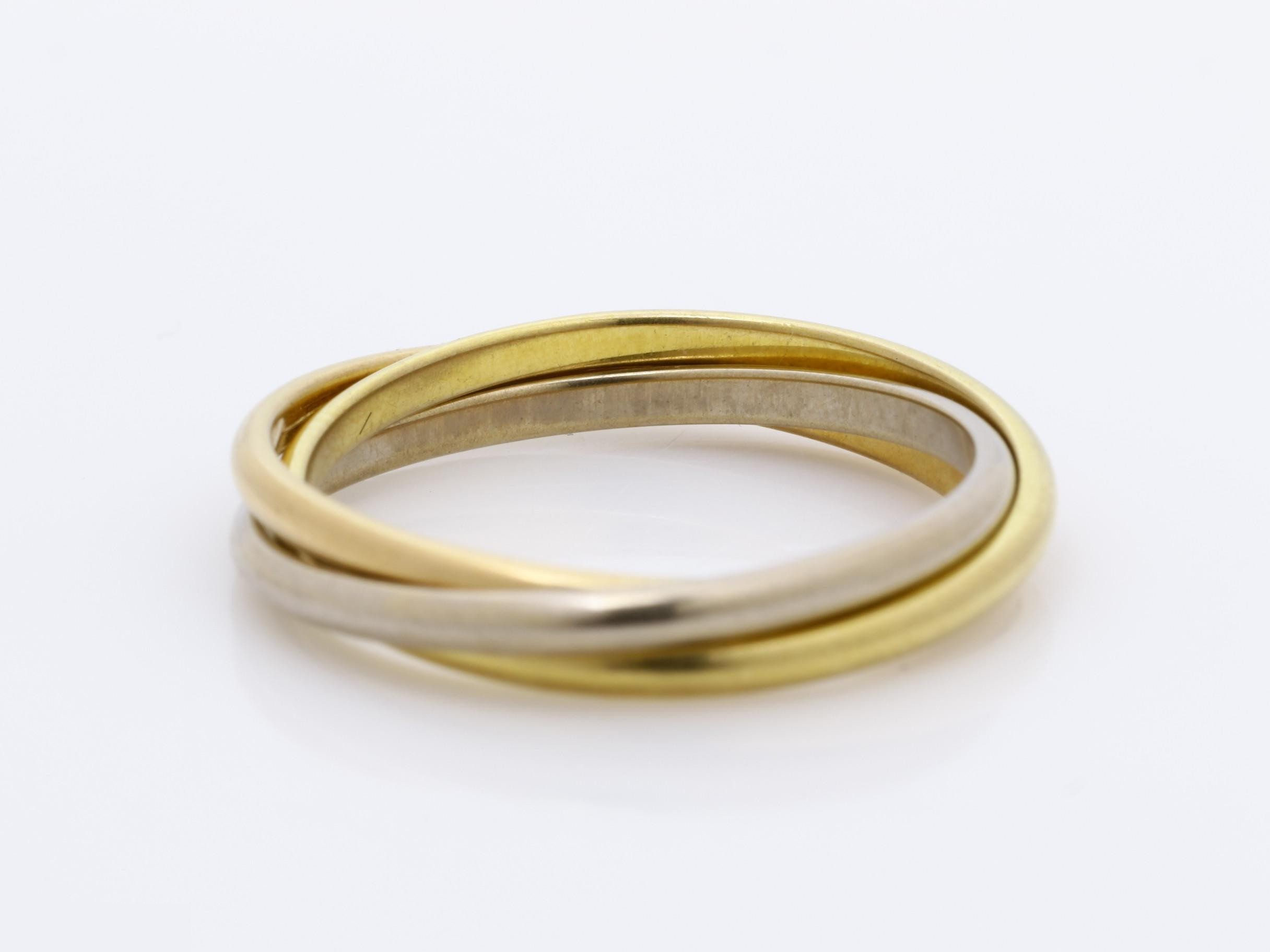 Au750 Trinity Ring 50 3.2g #50 — view 4