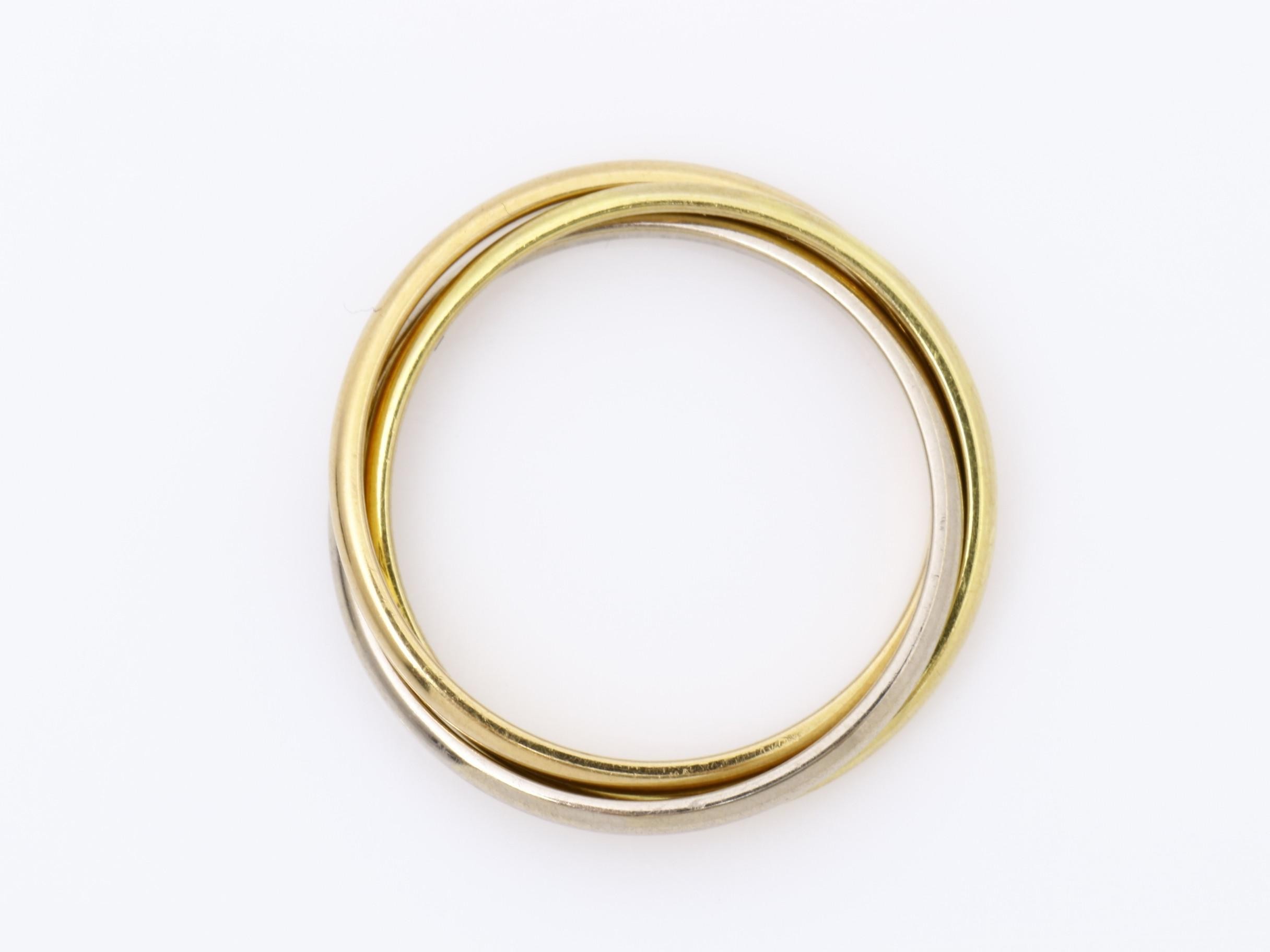 Au750 Trinity Ring 50 3.2g #50 — view 5
