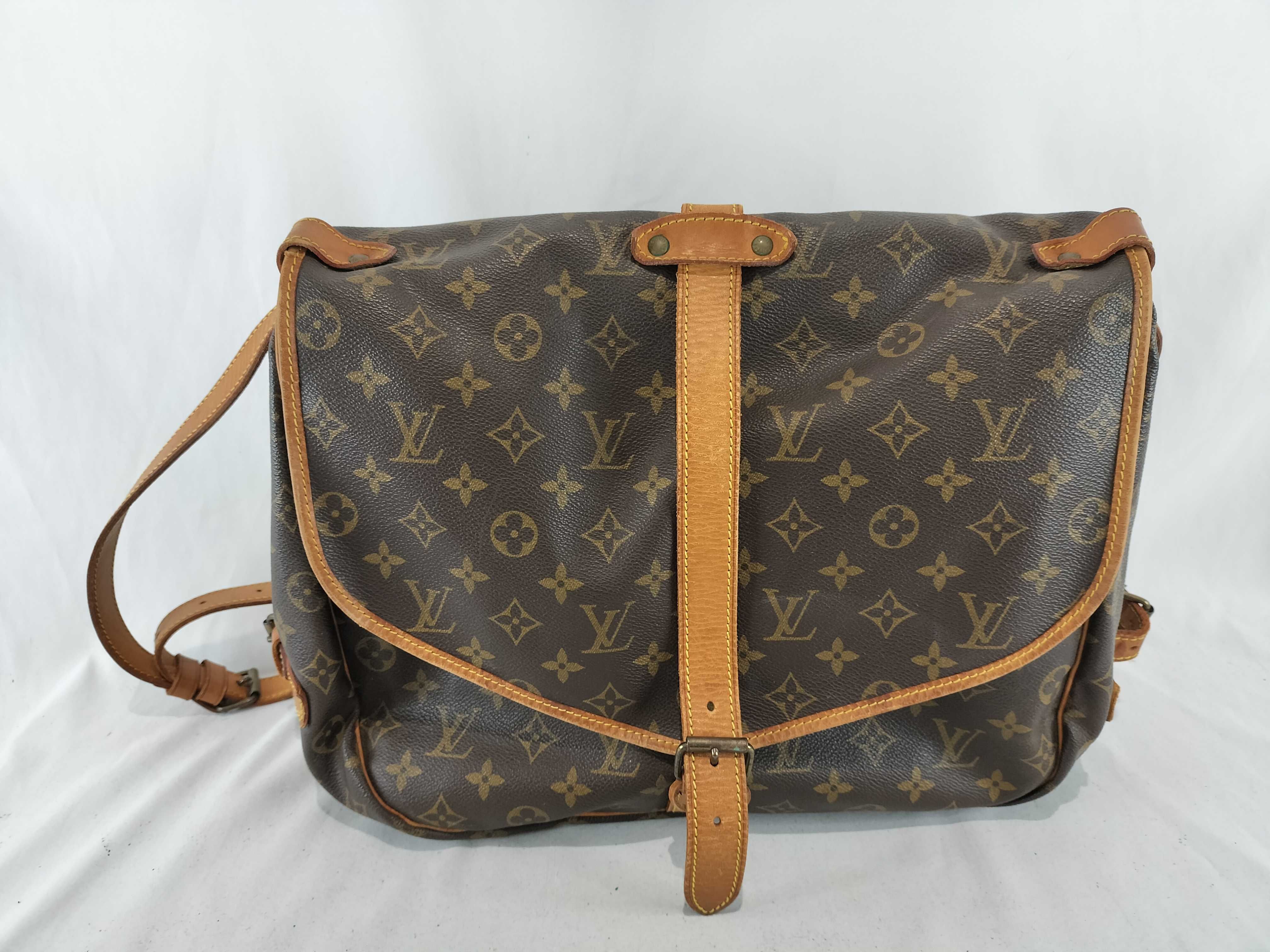 Monogram M42254 Saumur 35 Shoulder Bag