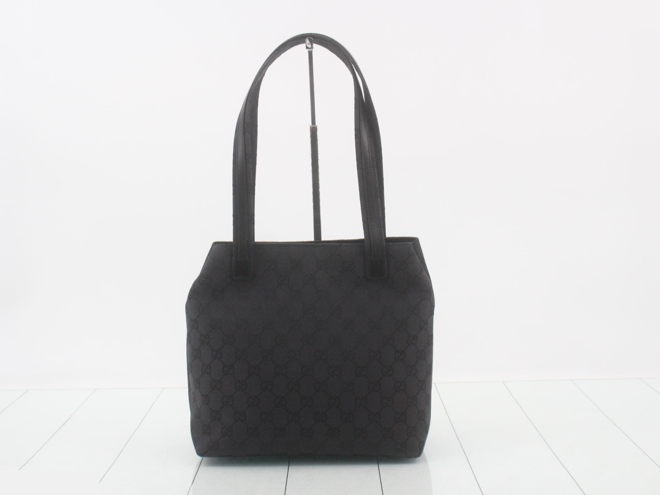 GG Canvas Tote Bag, Black — view 2