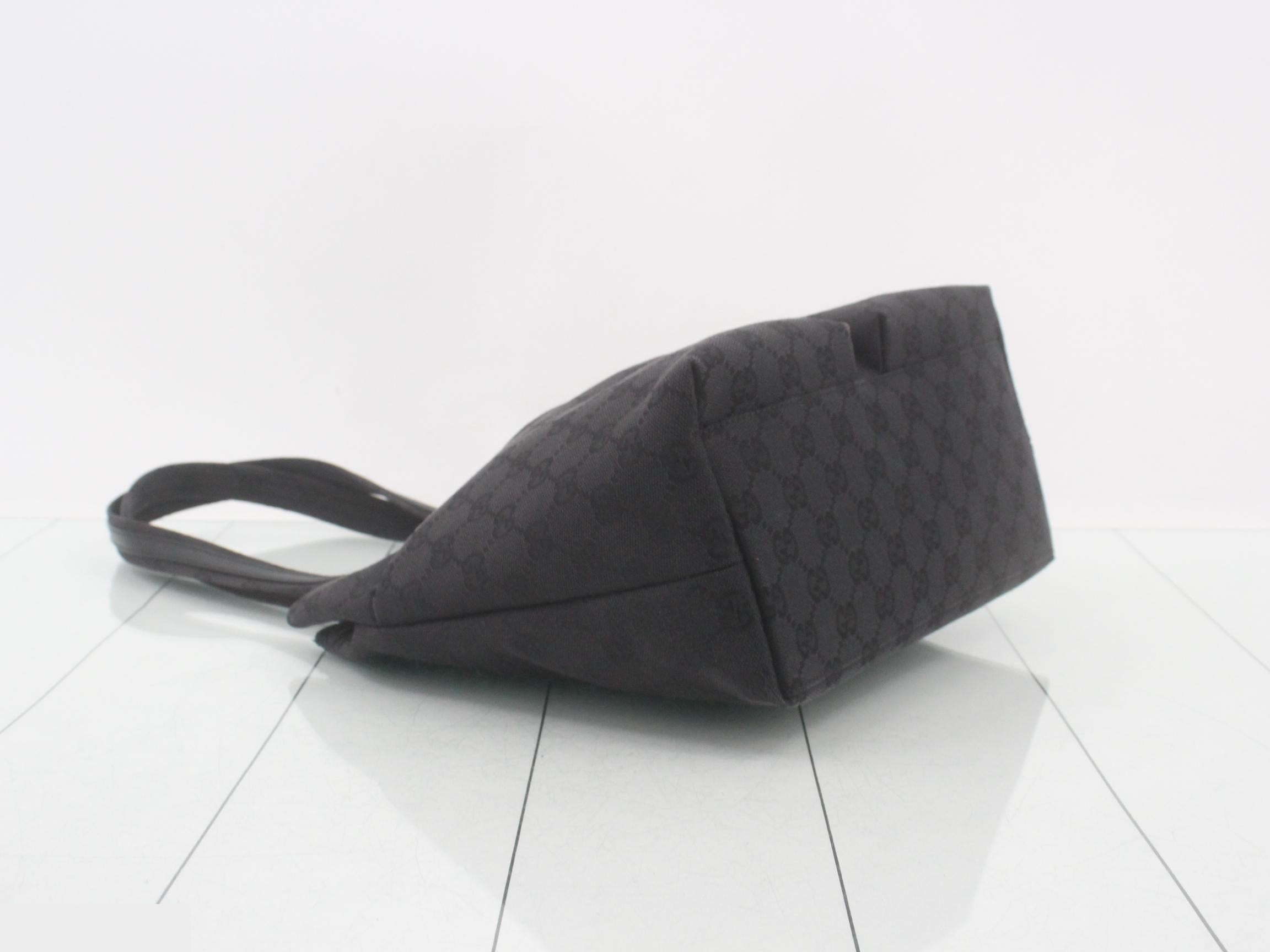 GG Canvas Tote Bag, Black — view 5