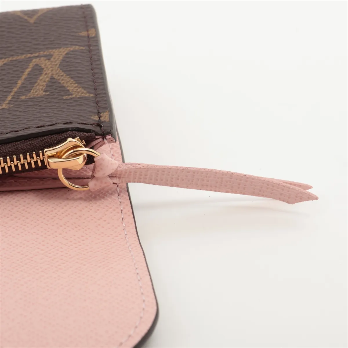 Monogram Portemonnaie Rosalie M62361 Rose Ballerine Coin Case (RFID detected) — view 8