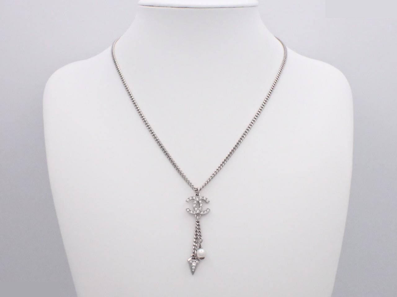 F25C Coco Mark Pearl Swing Chain (approx. 50cm) — view 3