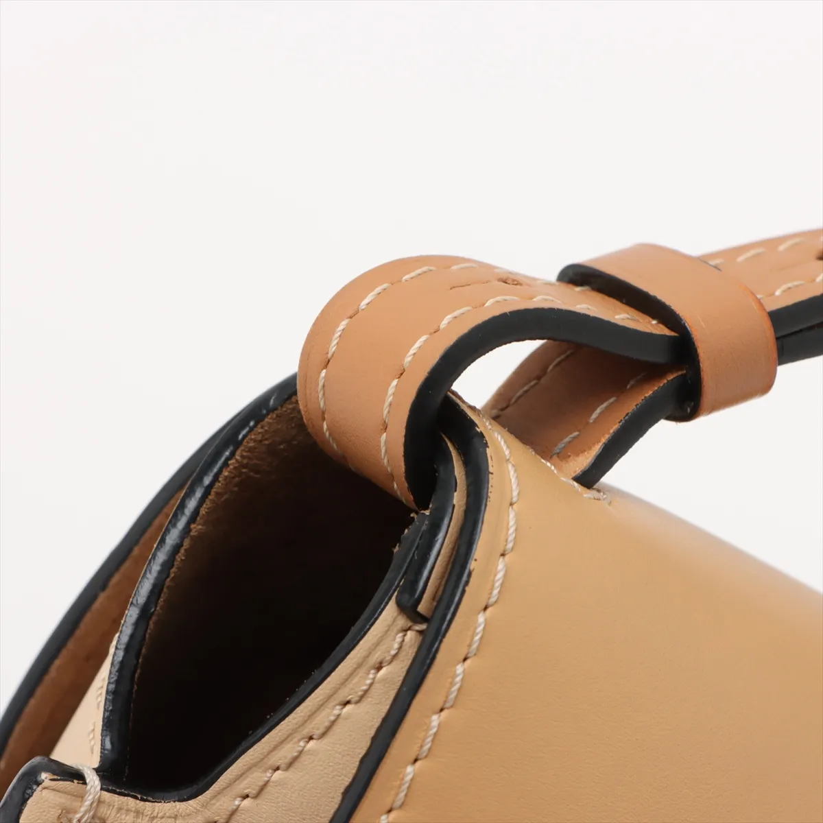 Gate Bag Small Leather Shoulder Bag Beige — view 13
