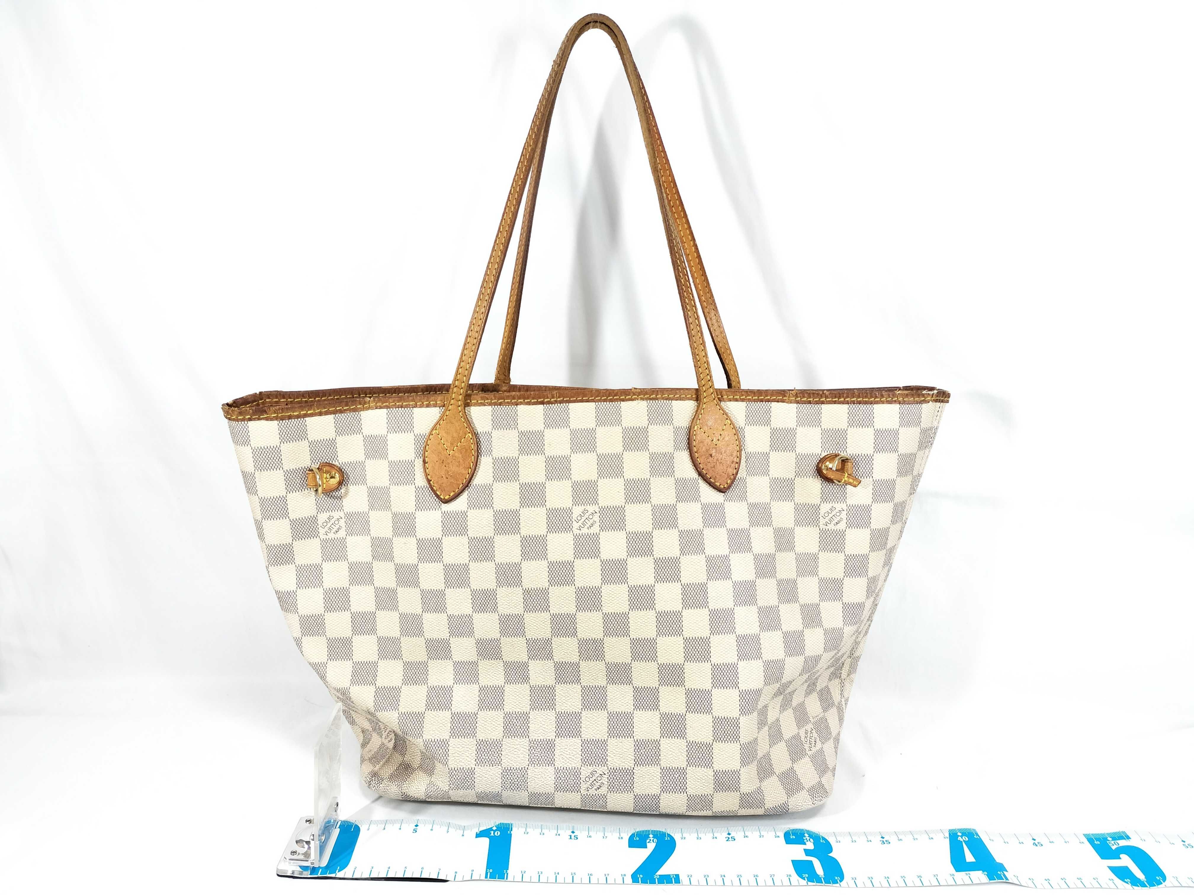 Damier Azur N41361 Neverfull MM Tote Bag — view 2