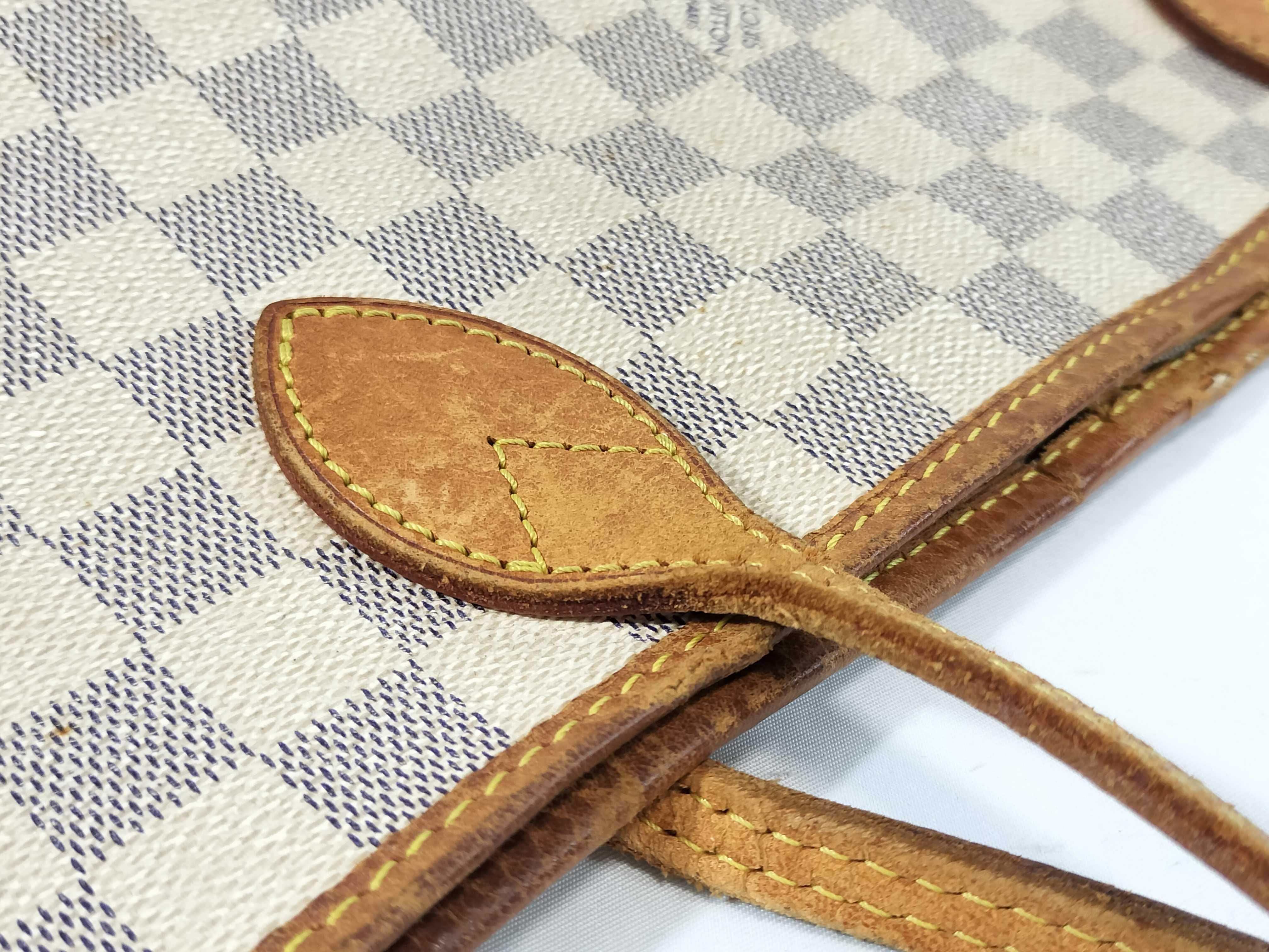 Damier Azur N41361 Neverfull MM Tote Bag — view 5