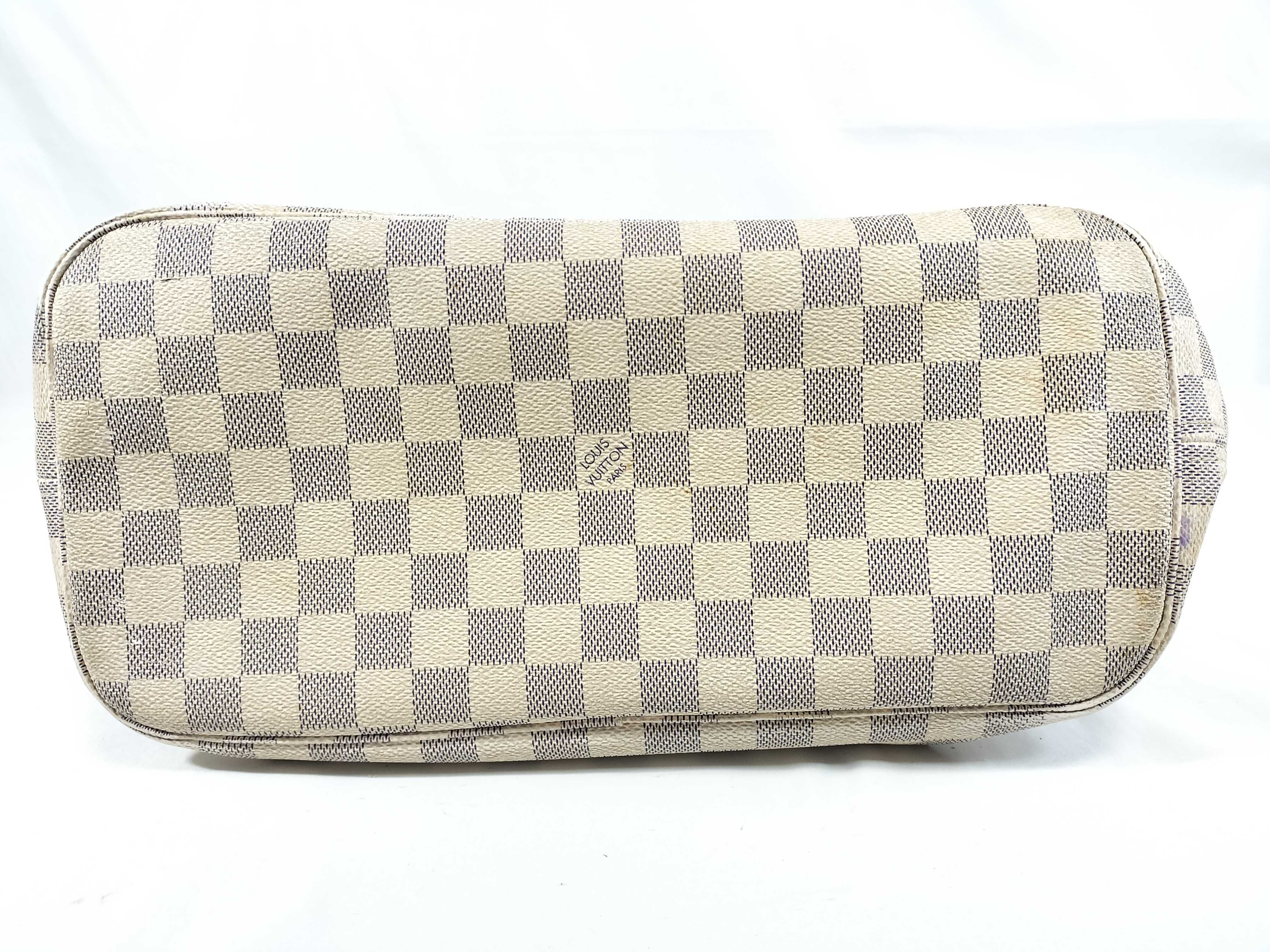 Damier Azur N41361 Neverfull MM Tote Bag — view 7
