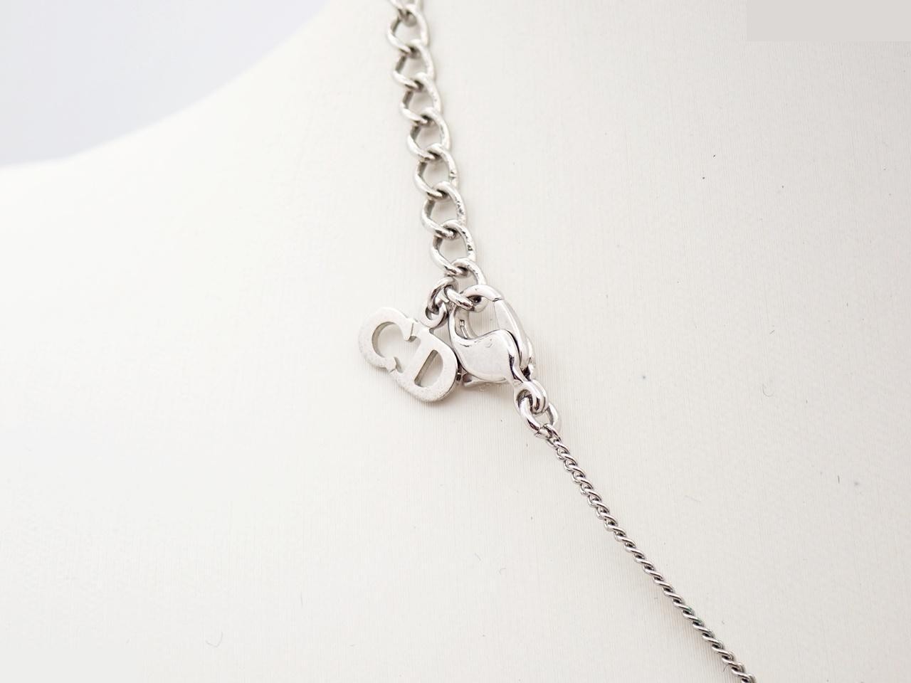 necklace, silver, logo, chain approximately 44cm — view 2