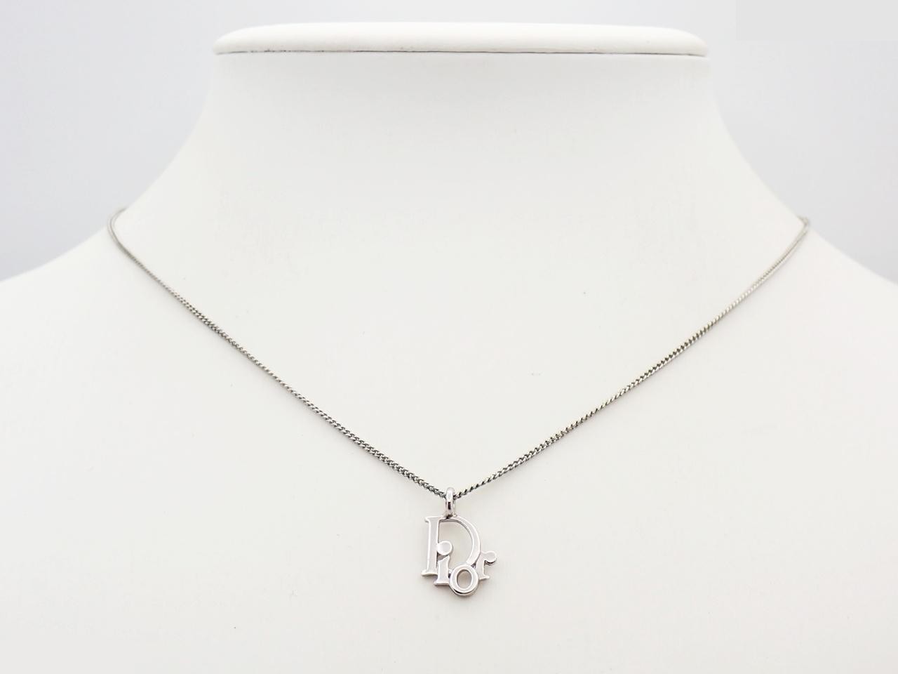 necklace, silver, logo, chain approximately 44cm — view 3