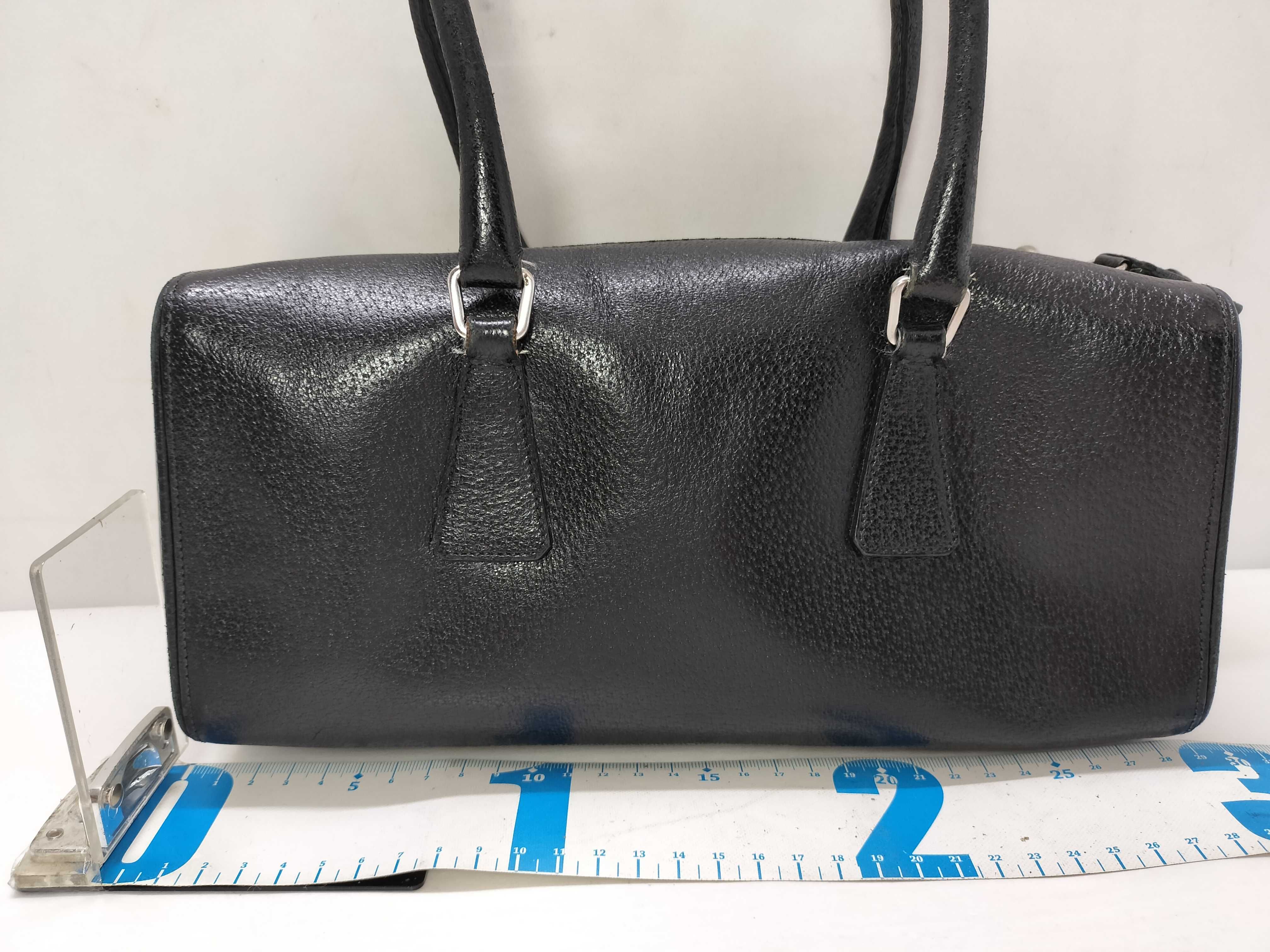 handbag, leather, black handbag — view 2