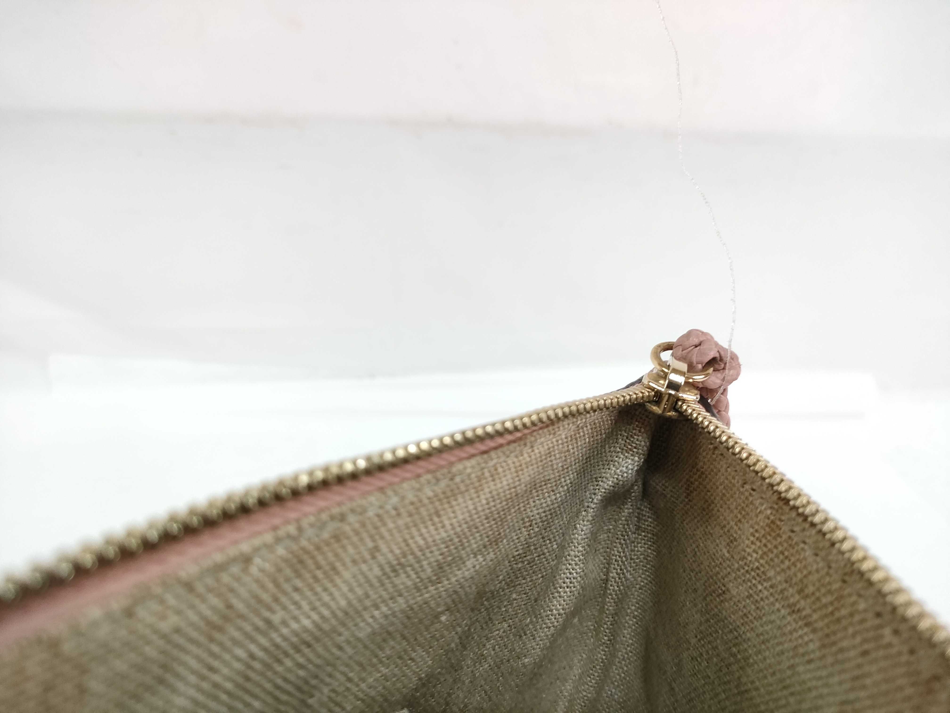 Bamboo Leather Tassel Clutch Bag — view 11