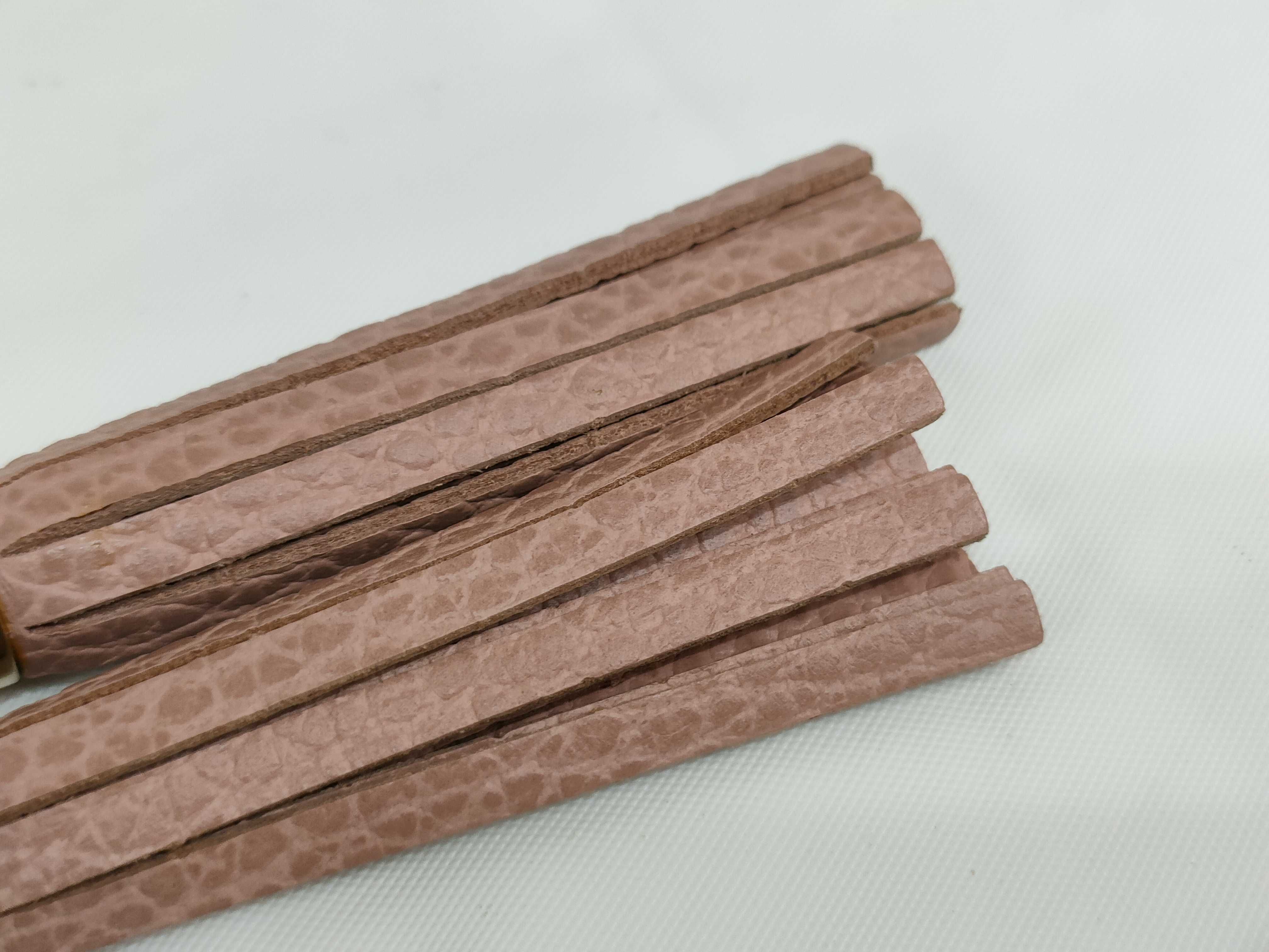 Bamboo Leather Tassel Clutch Bag — view 15