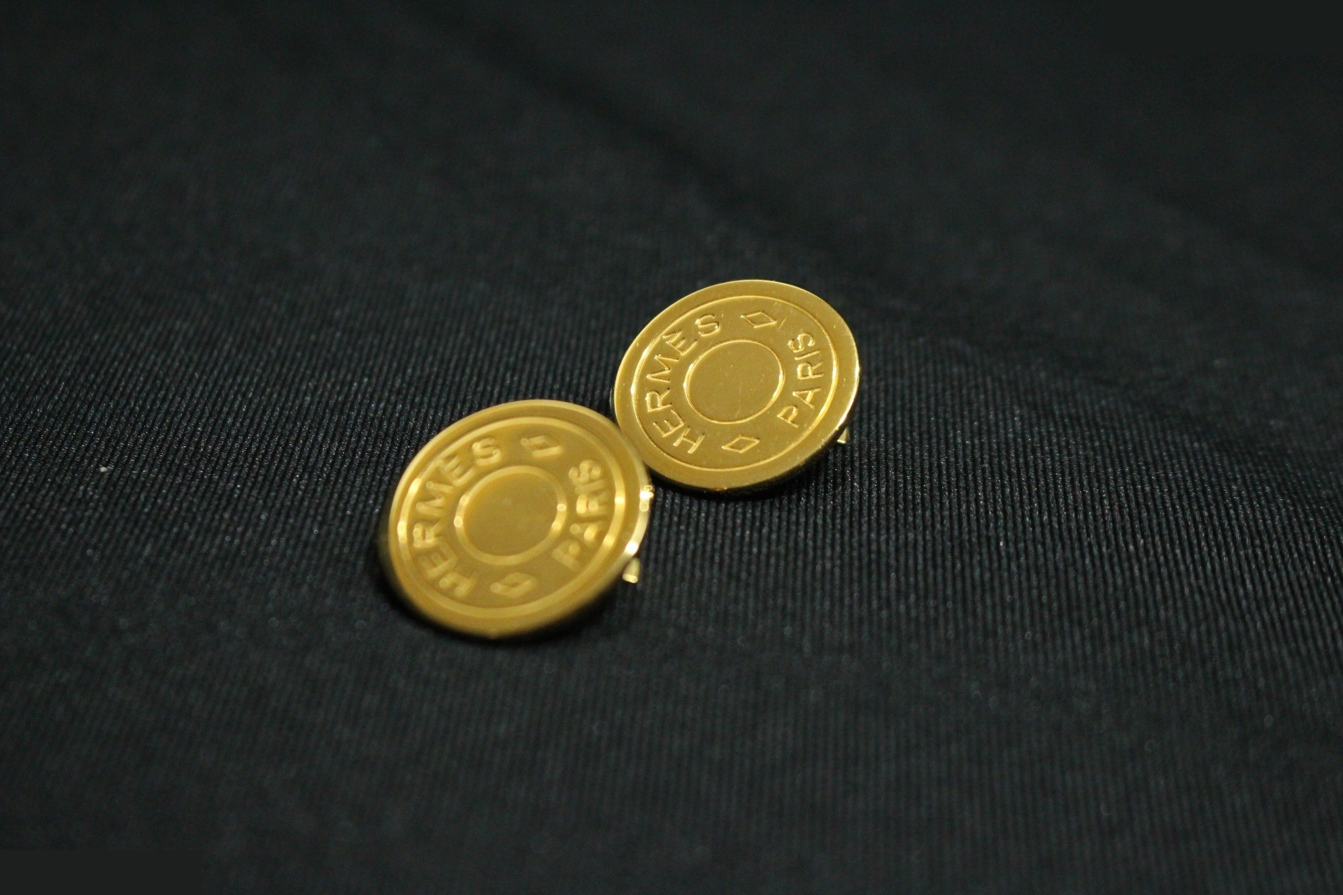 Sellier Earrings, Gold — view 2