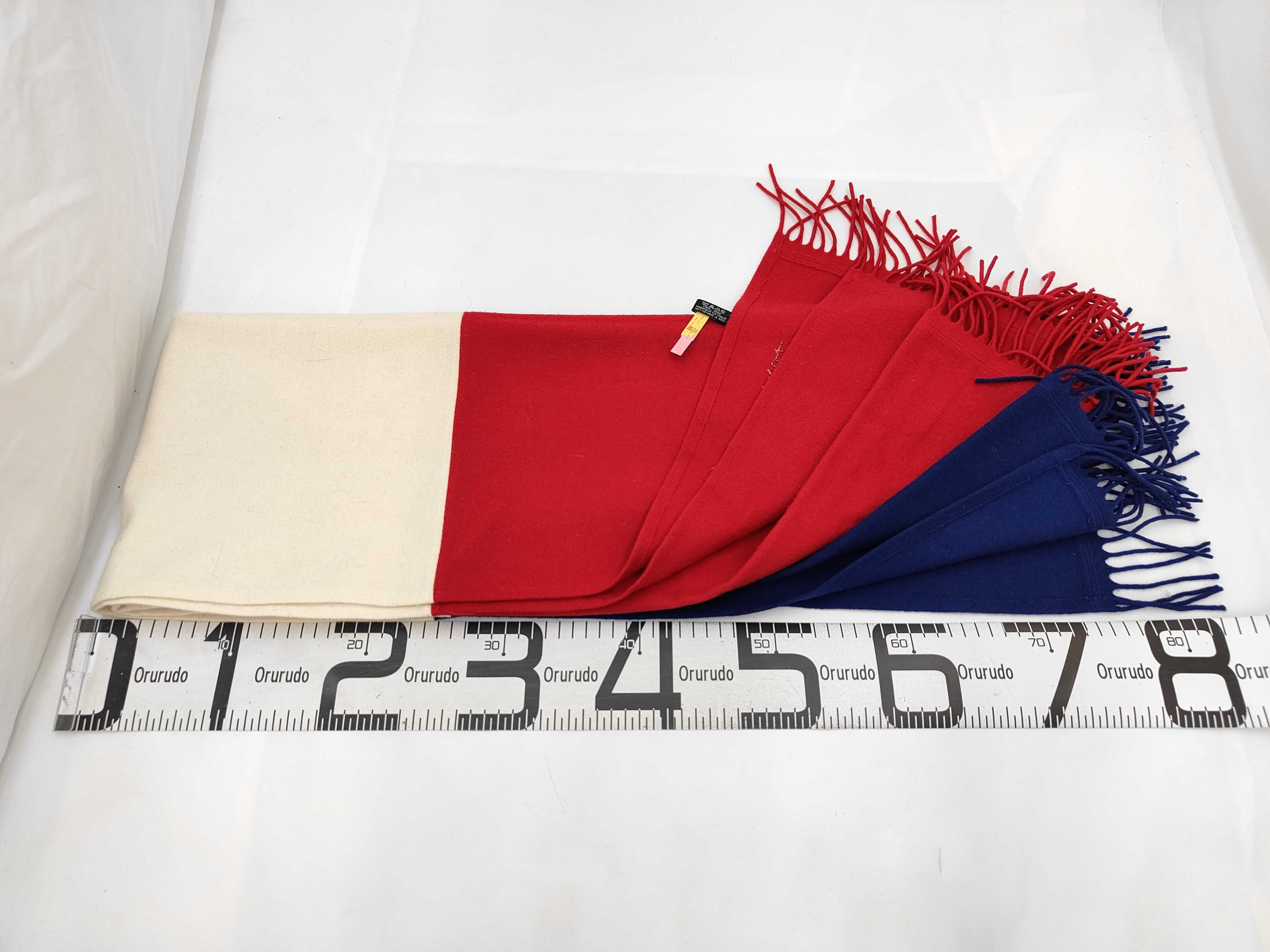 French flag cashmere scarf and other accessories — view 3