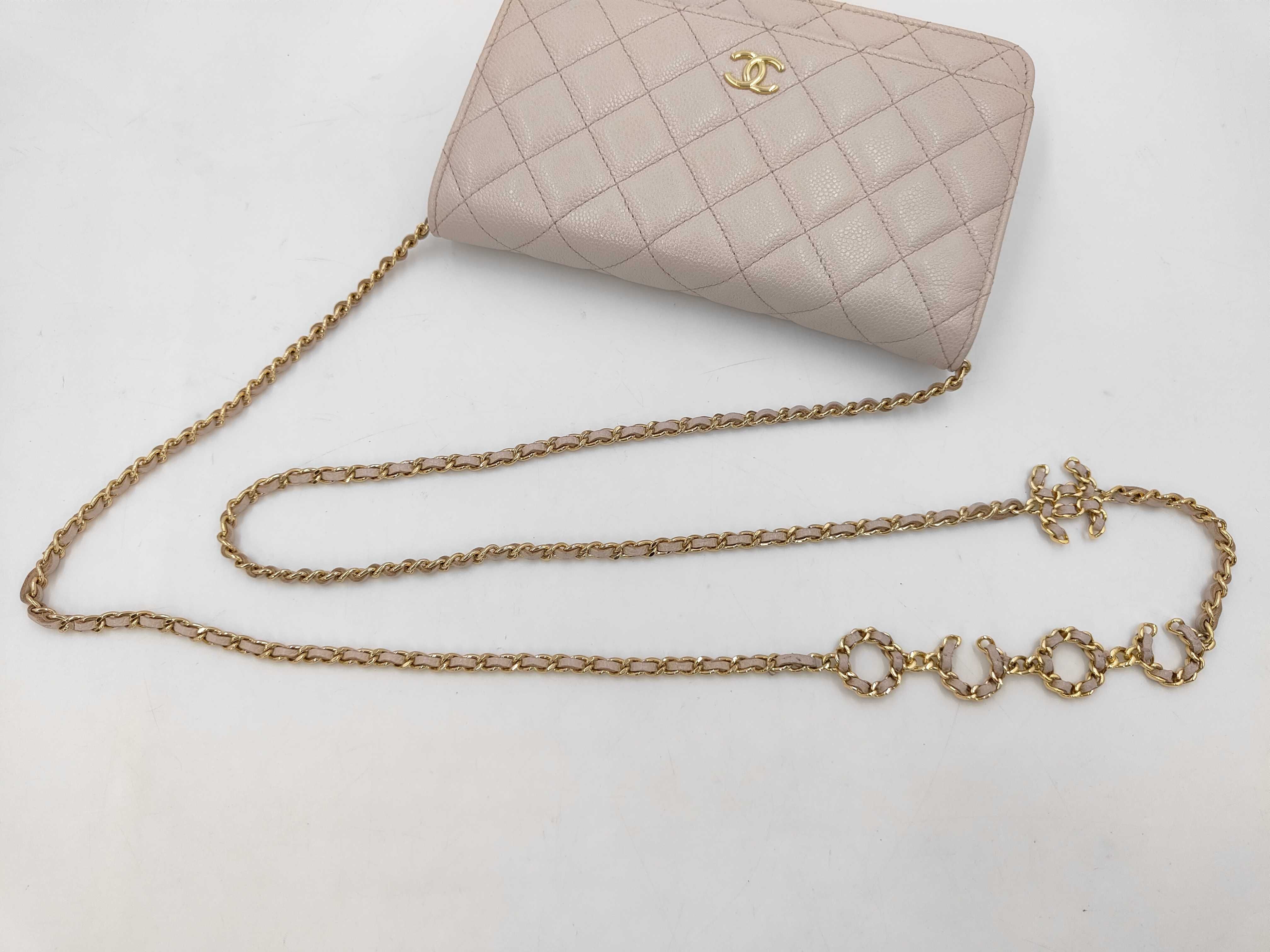 WOC chain bag gold button shoulder bag — view 5
